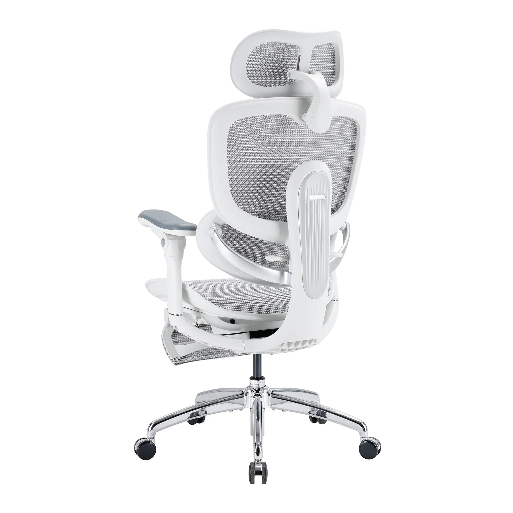 Full Body Adaptive Ergonomic Office Chair with 8D Adjustable Armrests and Dynamic Lumbar Support