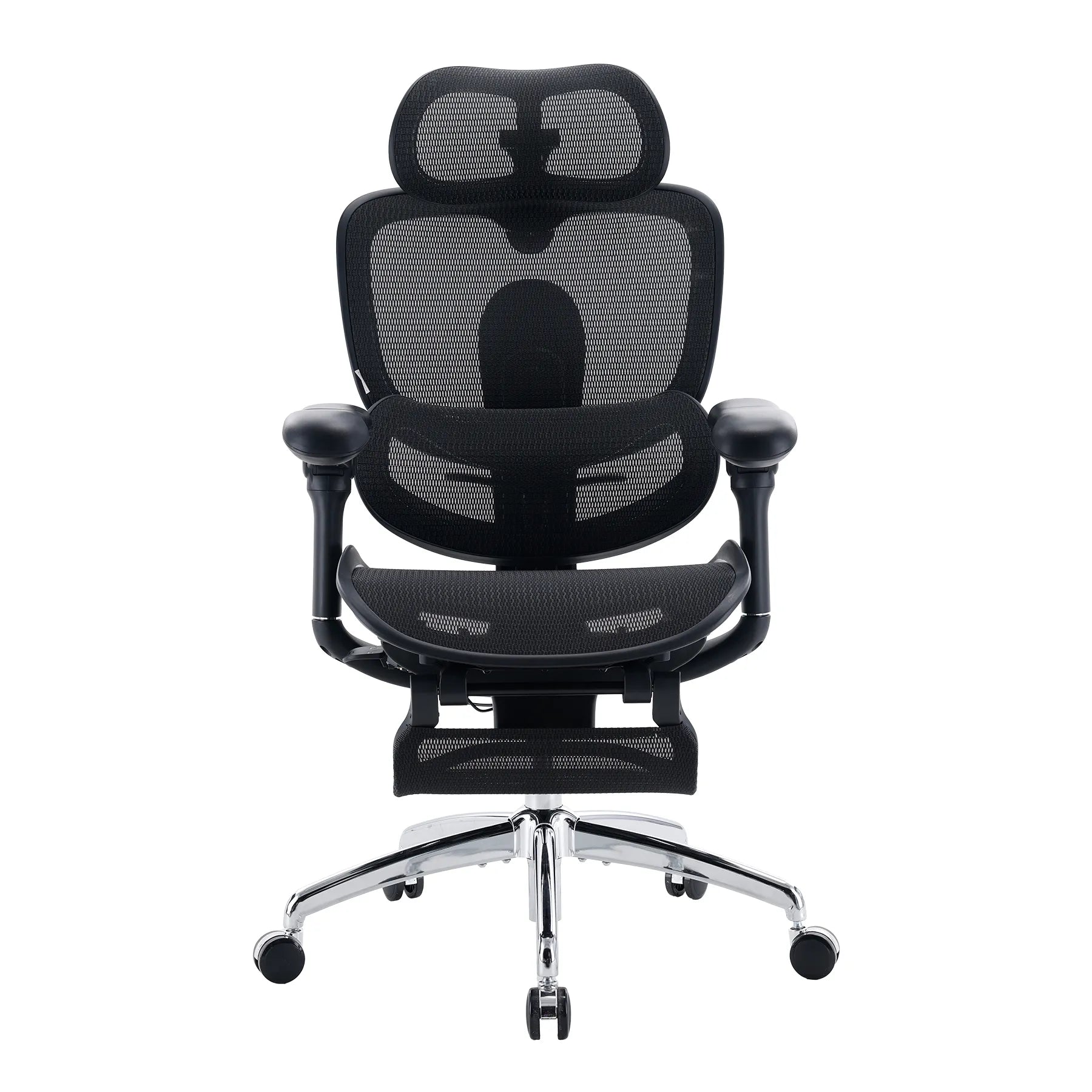 Full Body Adaptive Ergonomic Office Chair with 8D Adjustable Armrests and Dynamic Lumbar Support