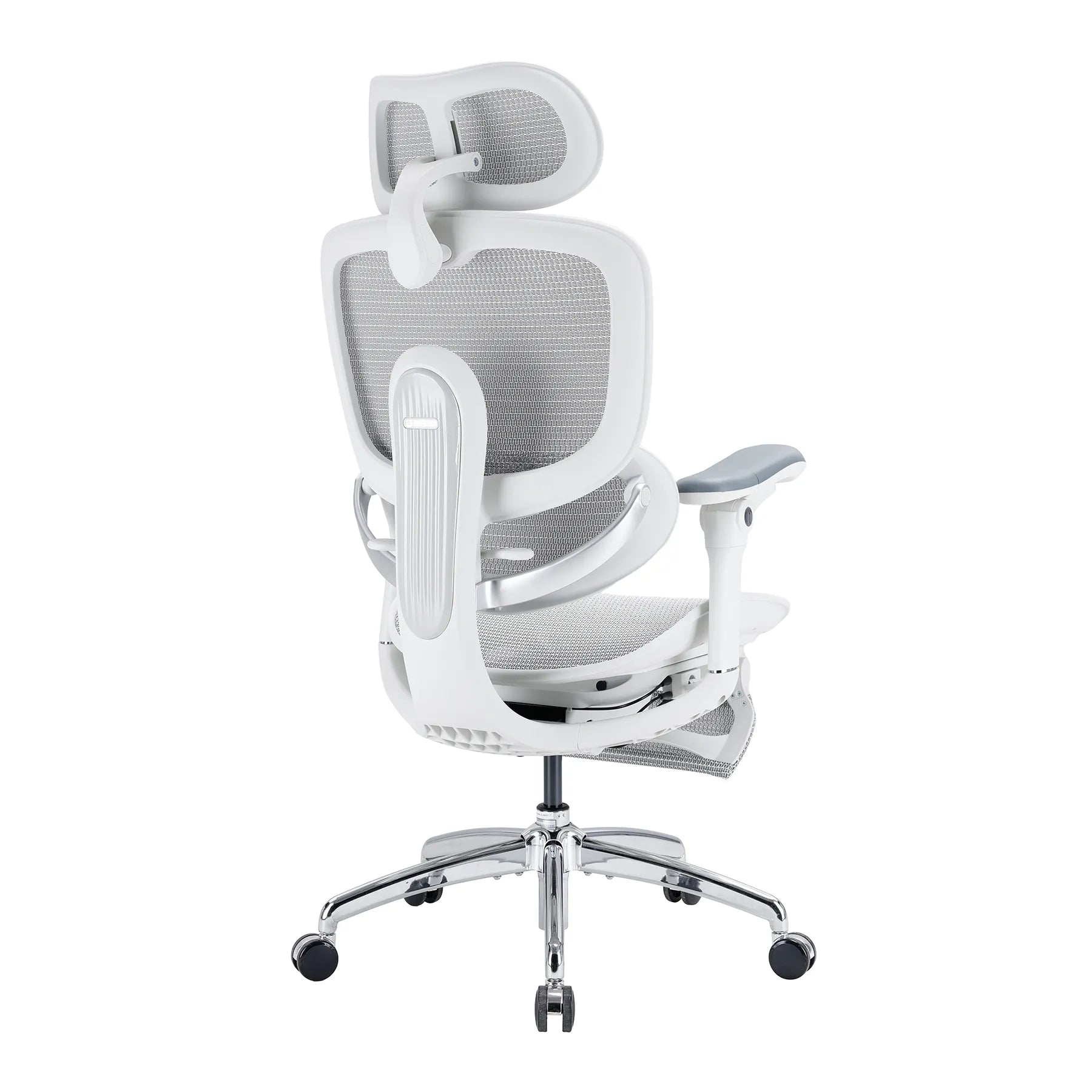 Full Body Adaptive Ergonomic Office Chair with 8D Adjustable Armrests and Dynamic Lumbar Support
