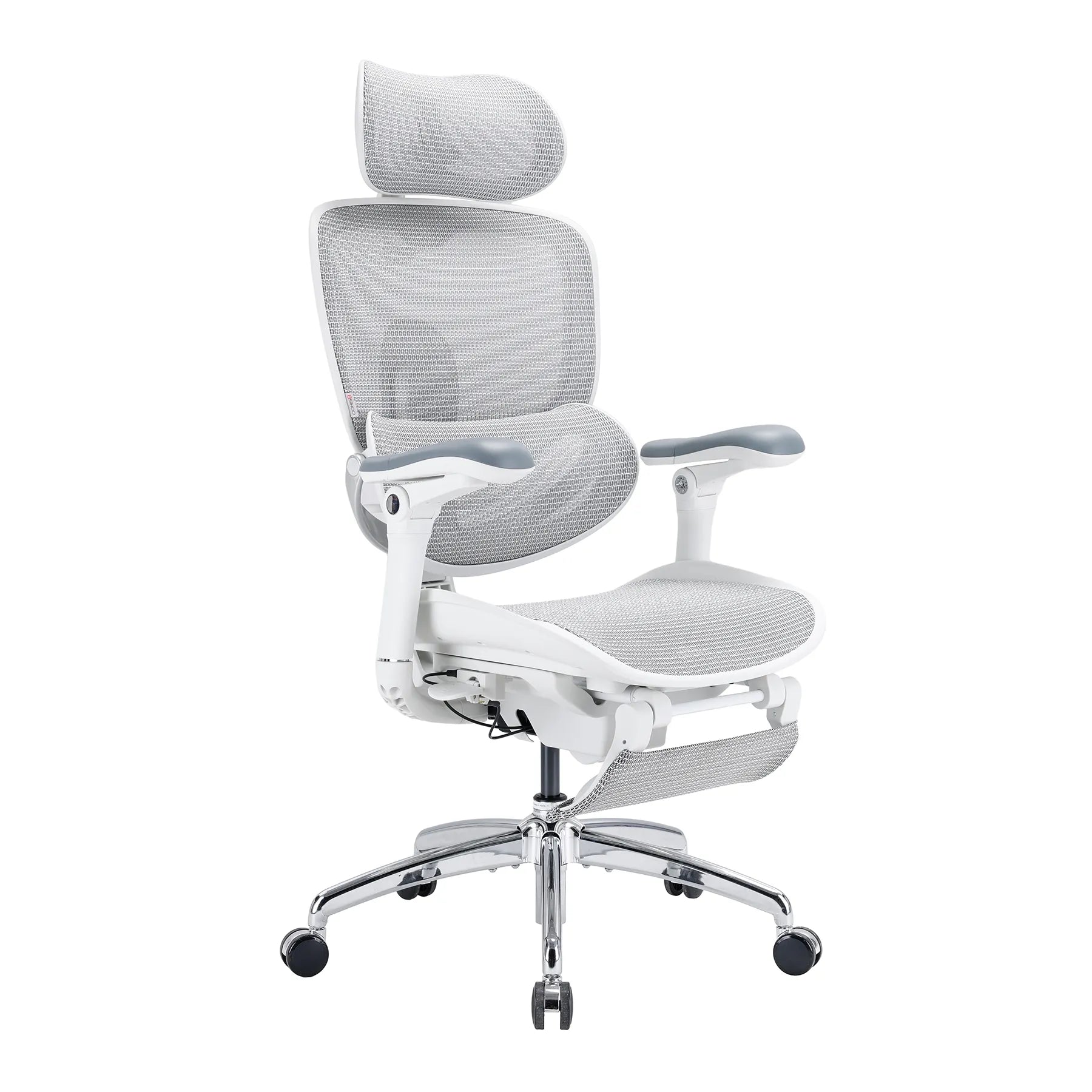 Full Body Adaptive Ergonomic Office Chair with 8D Adjustable Armrests and Dynamic Lumbar Support