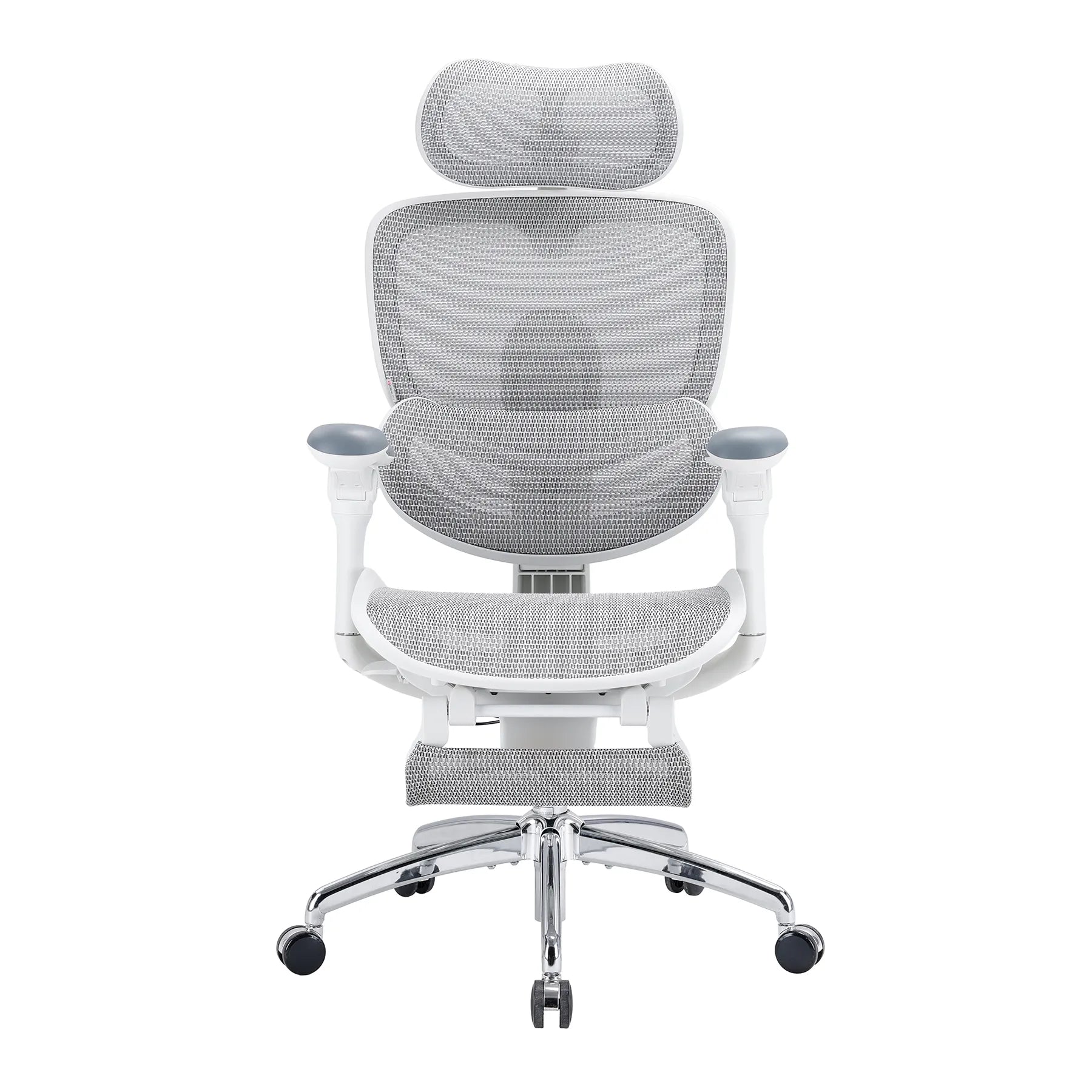 Full Body Adaptive Ergonomic Office Chair with 8D Adjustable Armrests and Dynamic Lumbar Support