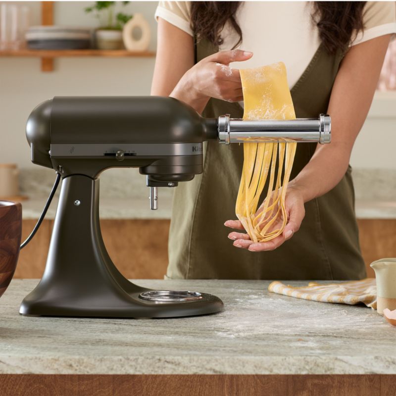 Premium 5-Quart Tilt-Head Stand Mixer with Natural Walnut Bowl