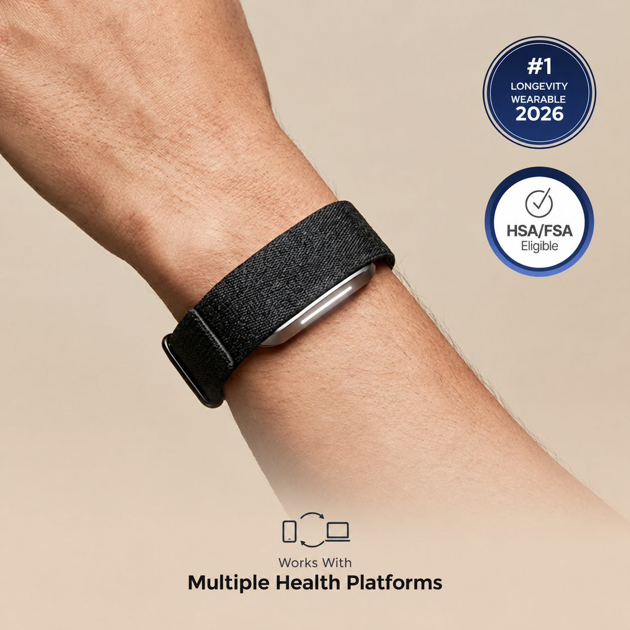 Smart Health Tracking Band with Sleep, Heart Rate, Recovery & Wellness Monitoring