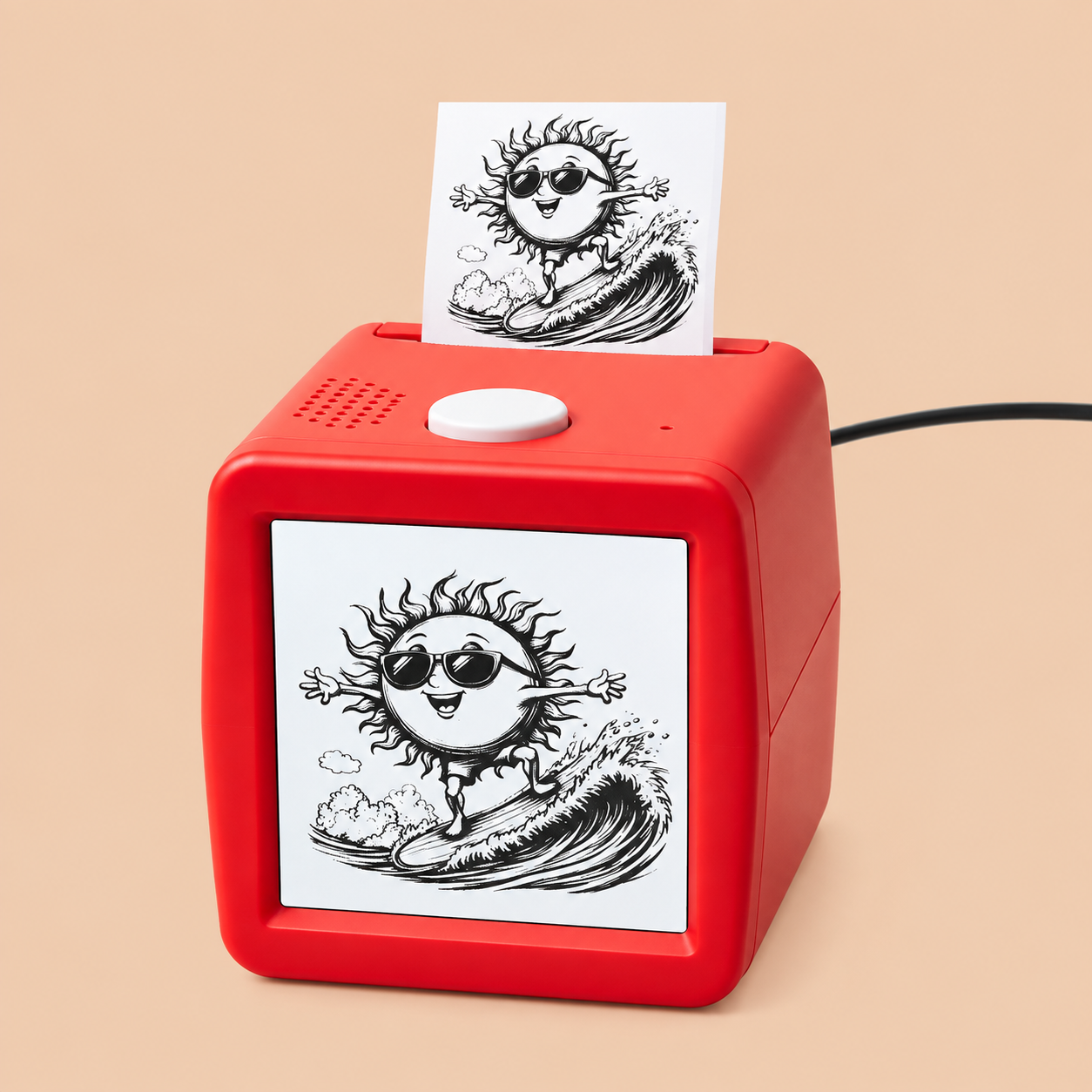 ✨ AI-Powered Coloring Stickers – Creative Black & White DIY Set