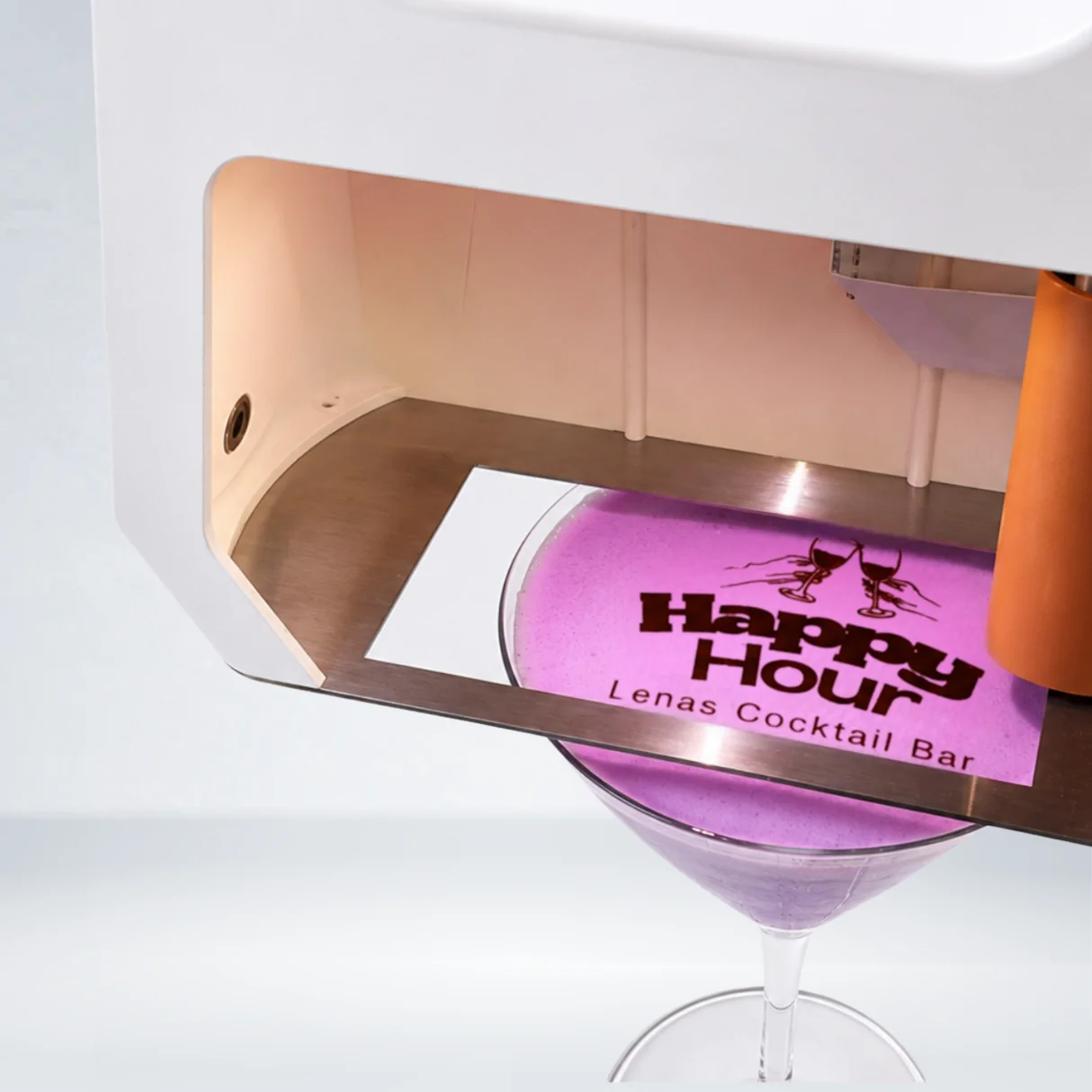 Smart Portable Food Printer with Camera Positioning and Touchscreen