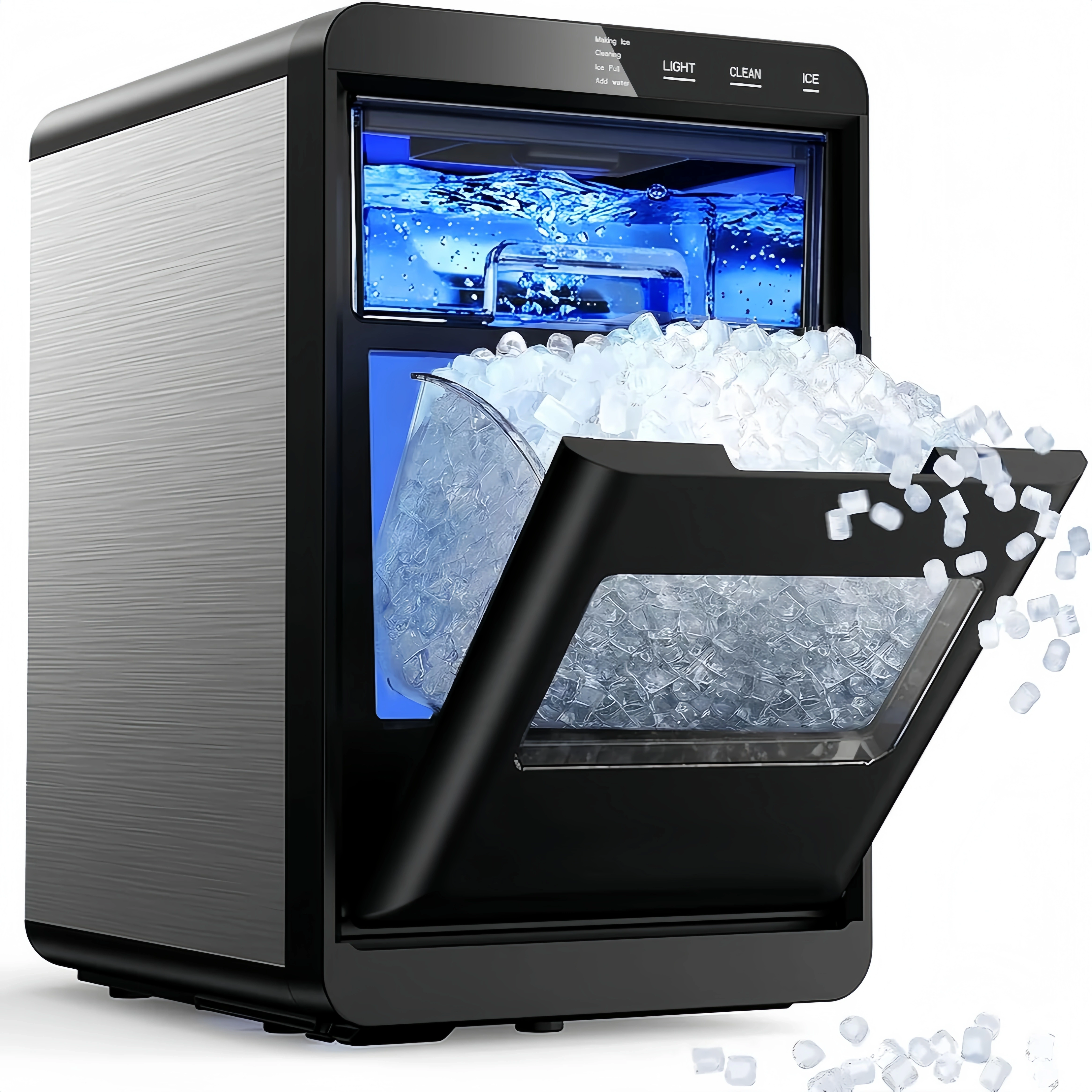 Viral "Good Ice" Nugget Maker | 40Lbs/Day Pellet Ice