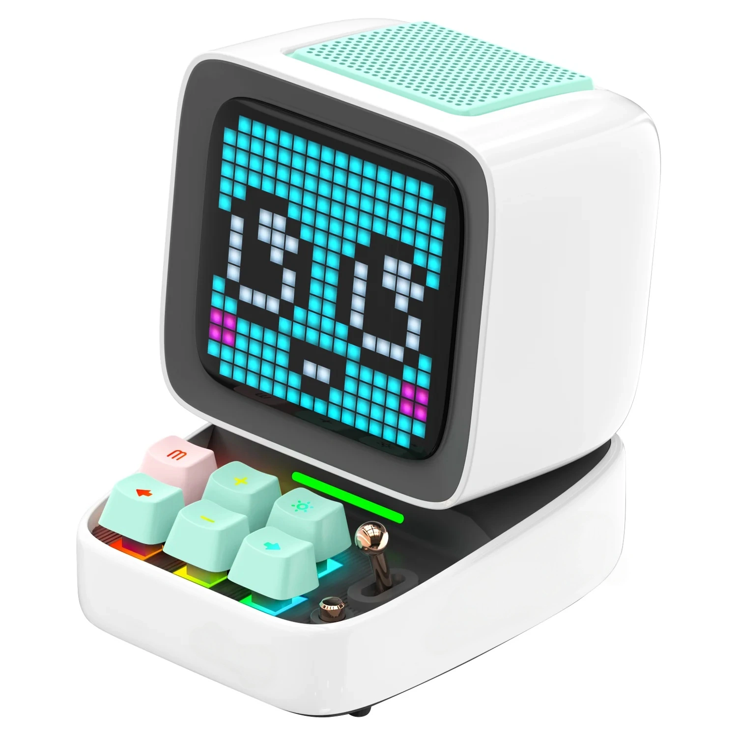 Retro Pixel Art Game Bluetooth Speaker with 16X16 LED App Controlled Front Screen