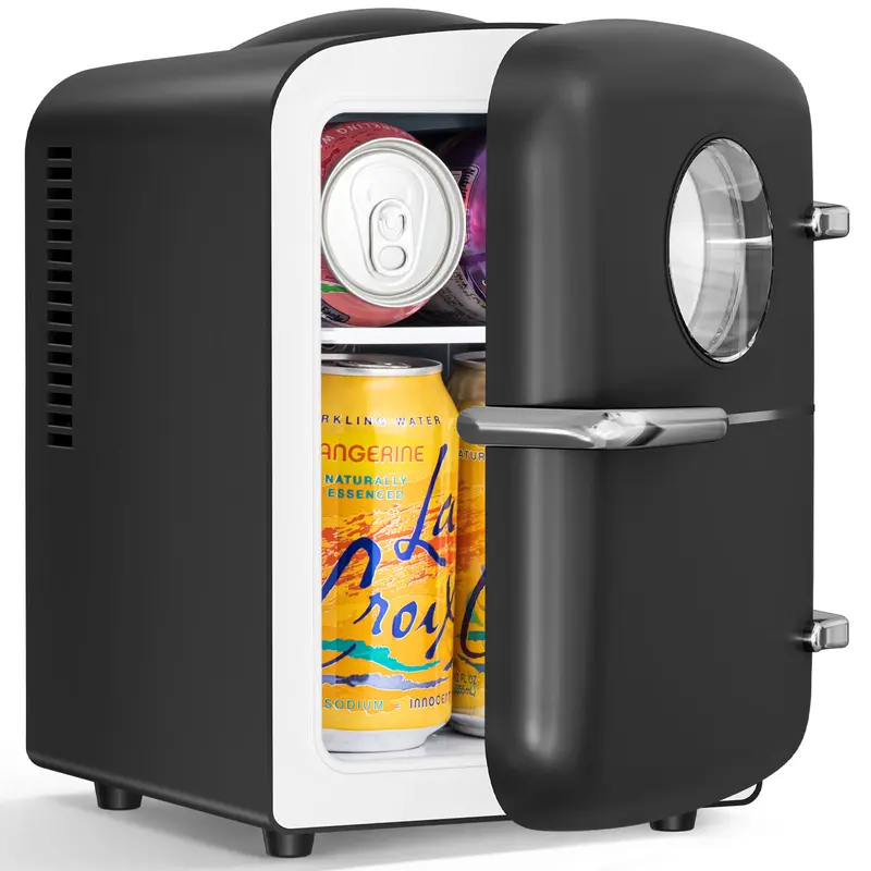 Premium 2-in-1 Mini Fridge | Skincare, Cosmetics & Beverage Cooler