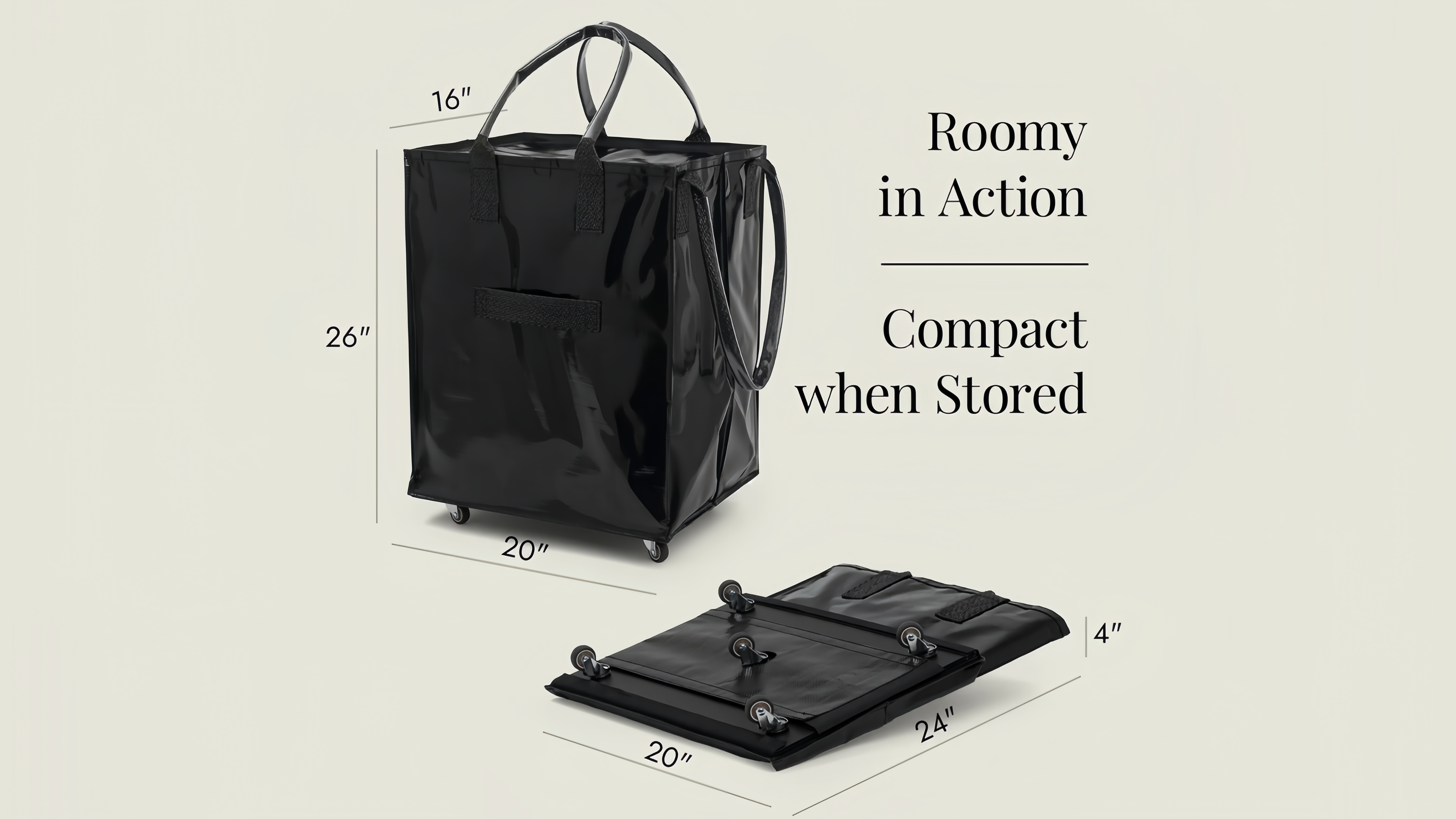 Rolling Tote Bag