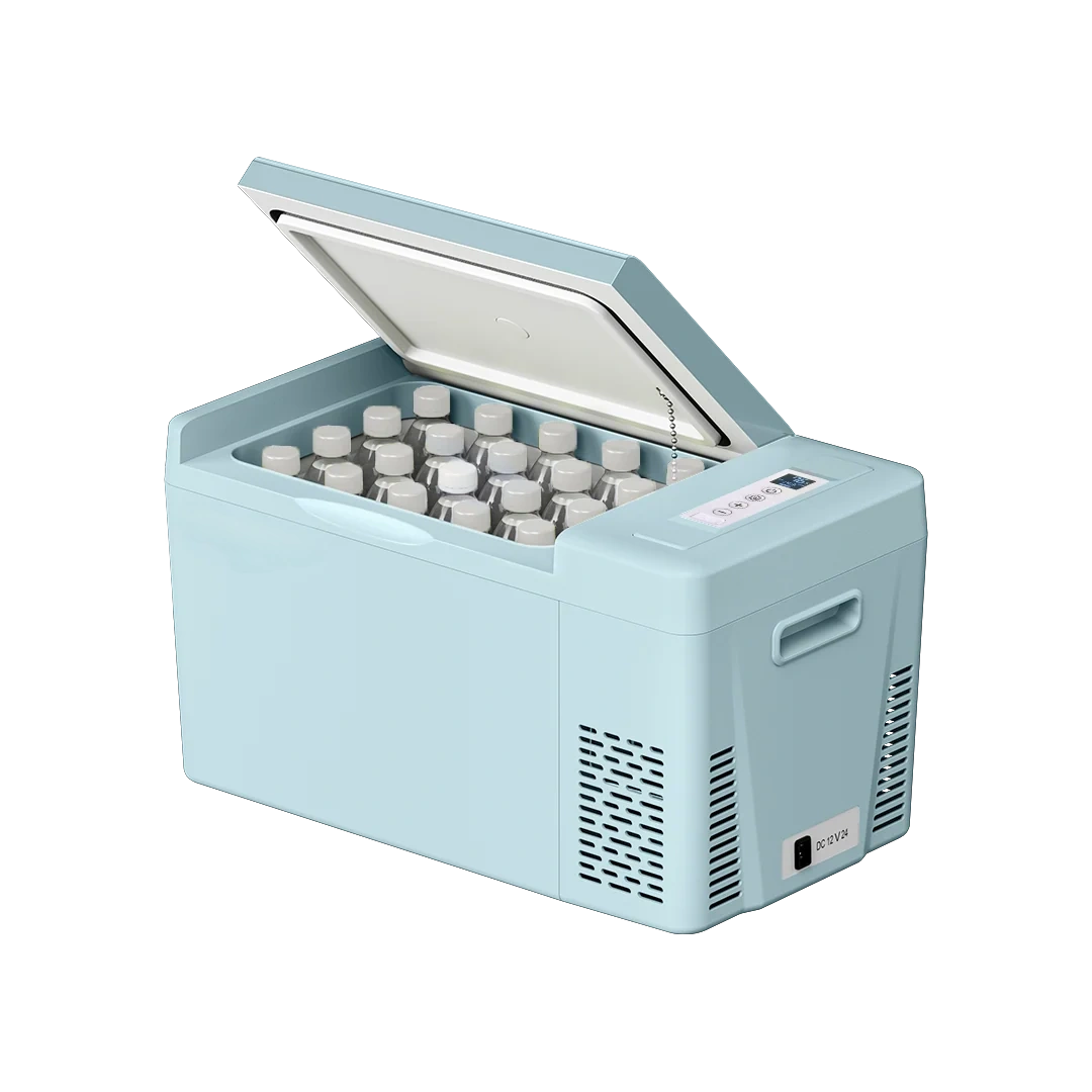12V 23 Quart Portable Fridge Black For Travel