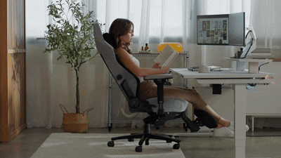 Ergonomic Office Chair - Minimalist Aesthetic WFH Desk Chair for Maximum Productivity