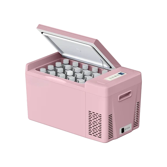 12V 23 Quart Portable Fridge Black For Travel