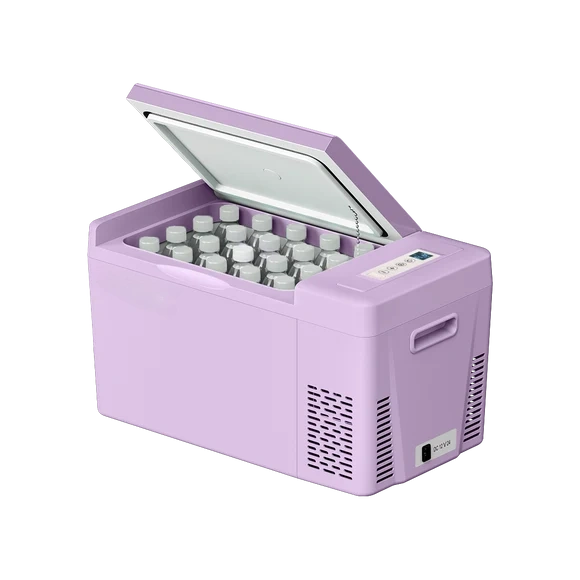12V 23 Quart Portable Fridge Black For Travel