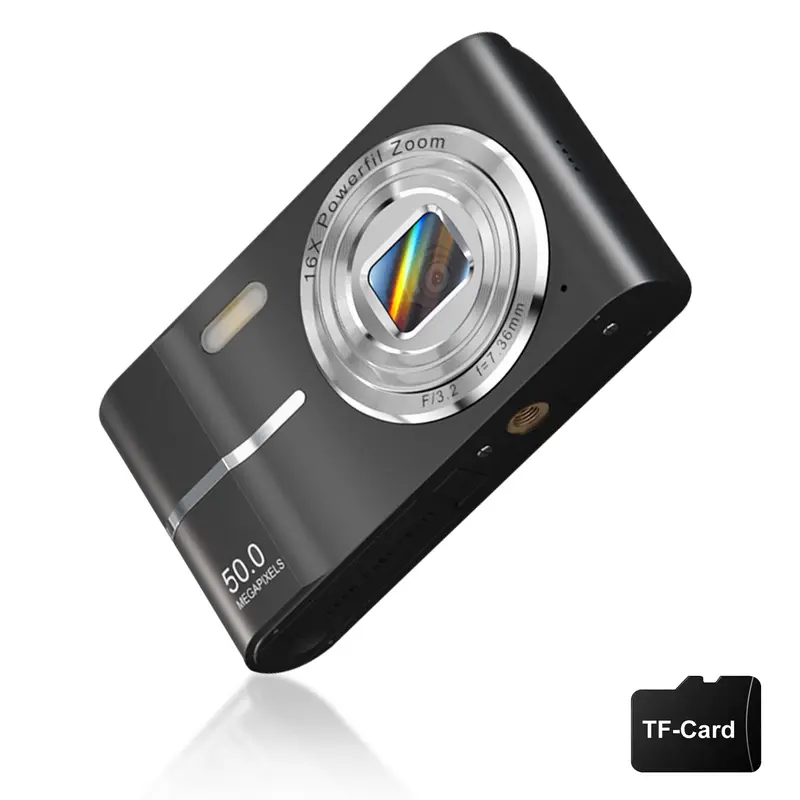 FHD 1080P Digital Camera with 16X Zoom - Portable & Compact