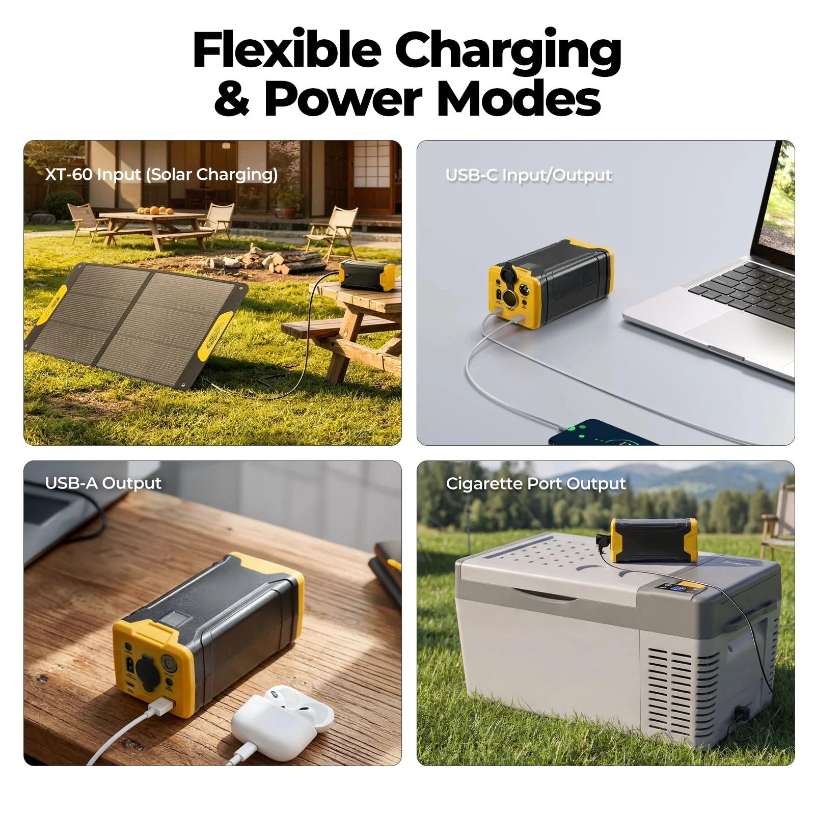 266Wh Portable Power Station for Fridge