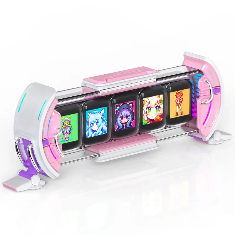 LED Alarm Clock with Smart APP Control - Cyberpunk Gaming Digital Wall Clock, Personalized Dashboard, WiFi Connect, Pixel Art, RGB LED Display, Ambient Light, Dorm/Room Decor, Home/Desk Accessory, Friends and Lovers Birthday Gift
