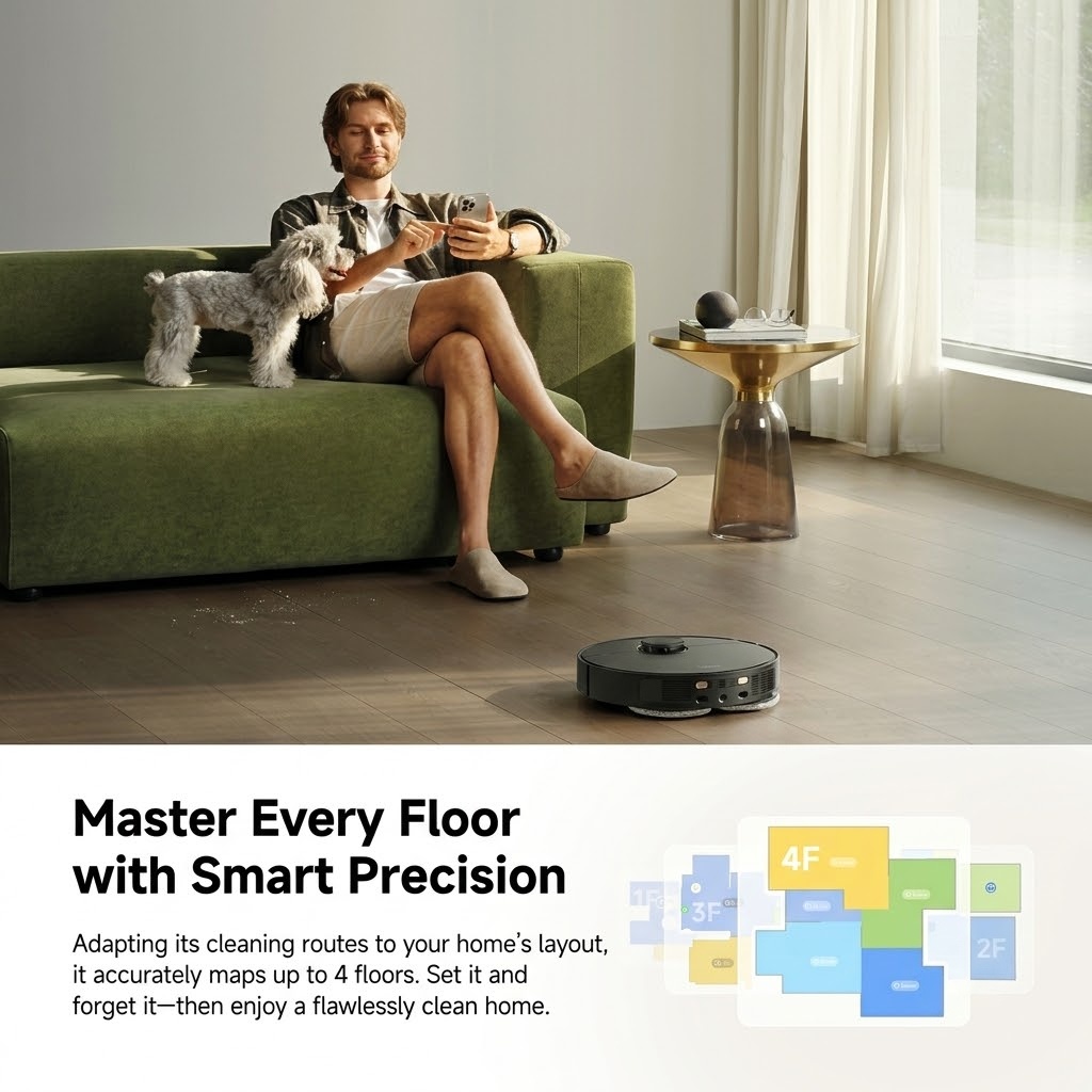 This robot vacuum literally CLIMBS over your mess?! 🤯🤖