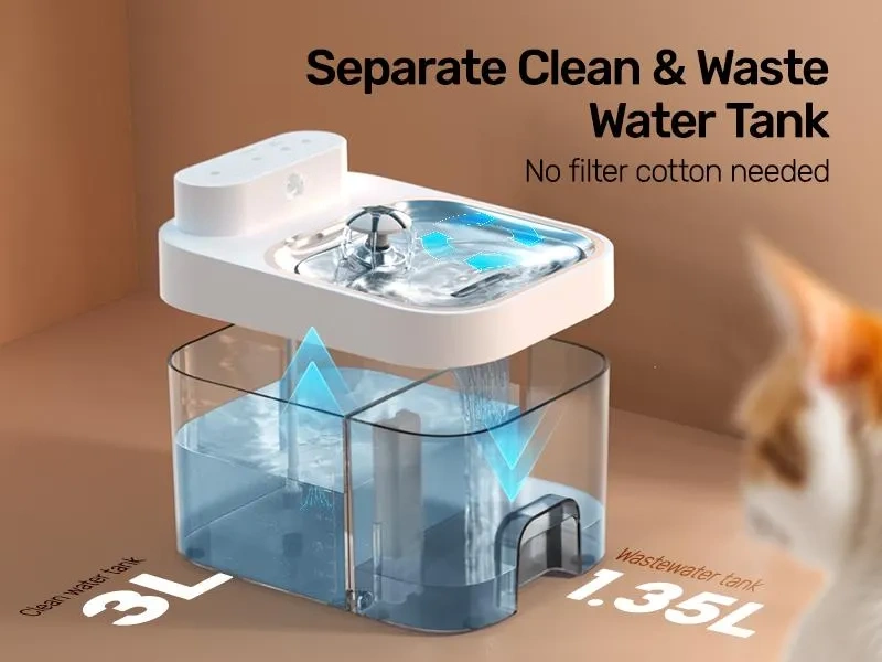 Smart Hydration for Happy Cats: Wi-Fi Controlled & Fully Wireless