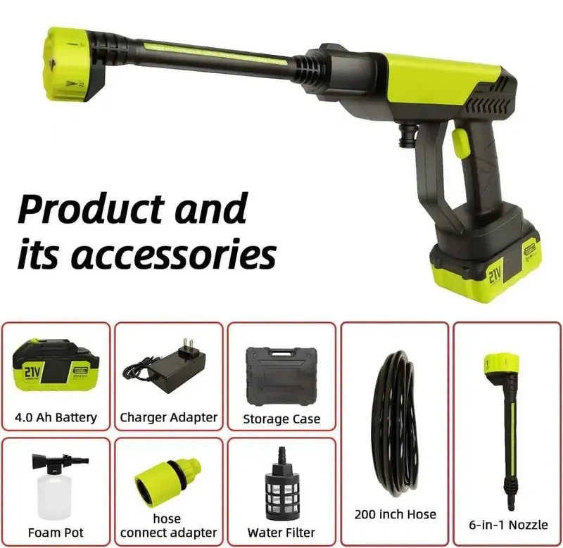 Cordless High-Pressure Washer