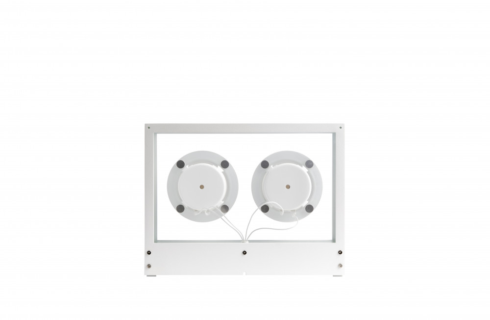 Transparent Speaker Timeless Aluminium and Tempered Glass Design - Bluetooth and Cable