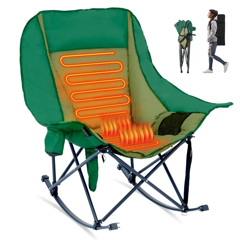 MOPHOTO XXL Oversized Rocking Camping Chair - 400 lbs Support