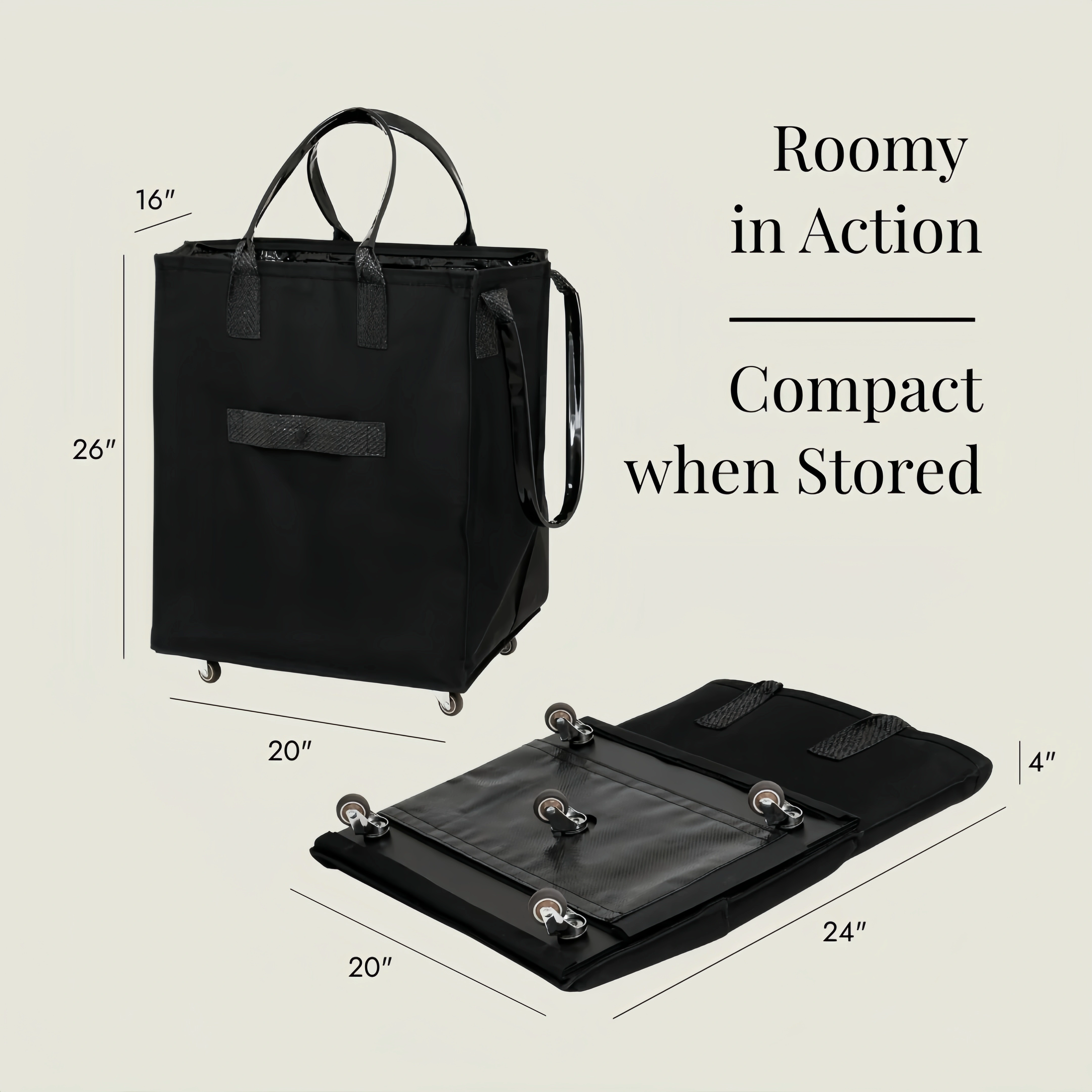 Rolling Tote Bag