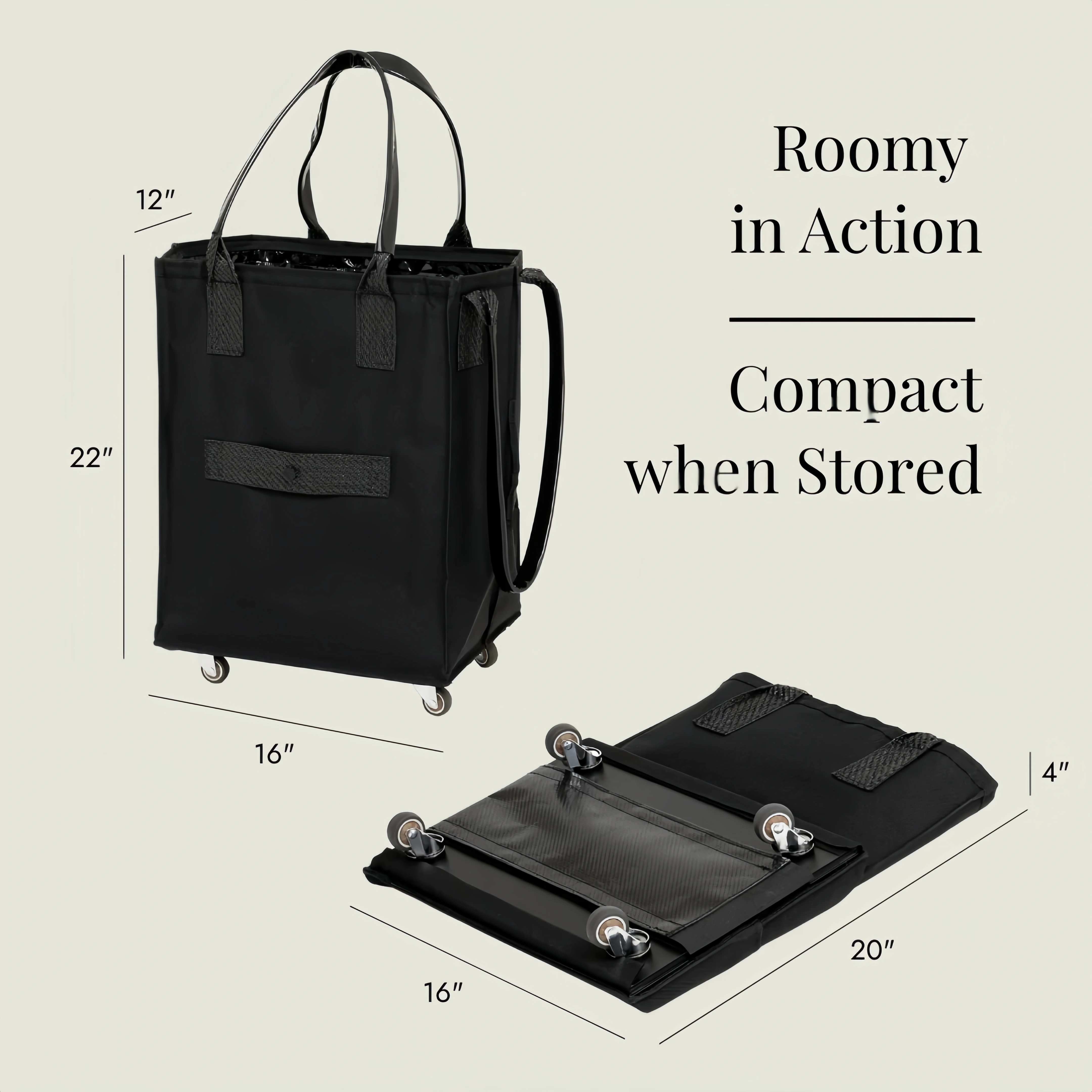 Rolling Tote Bag