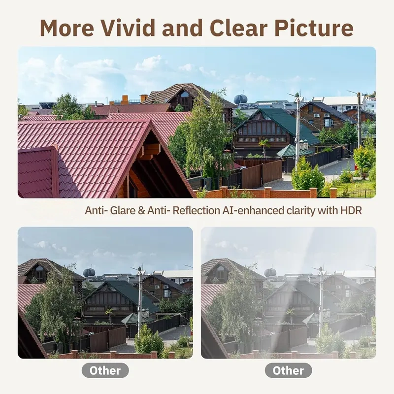 3MP 2K Indoor Security Cam: 2.4/5GHz WiFi, ChromaxAl Night Vision, Person Detection & 24/7 Recording