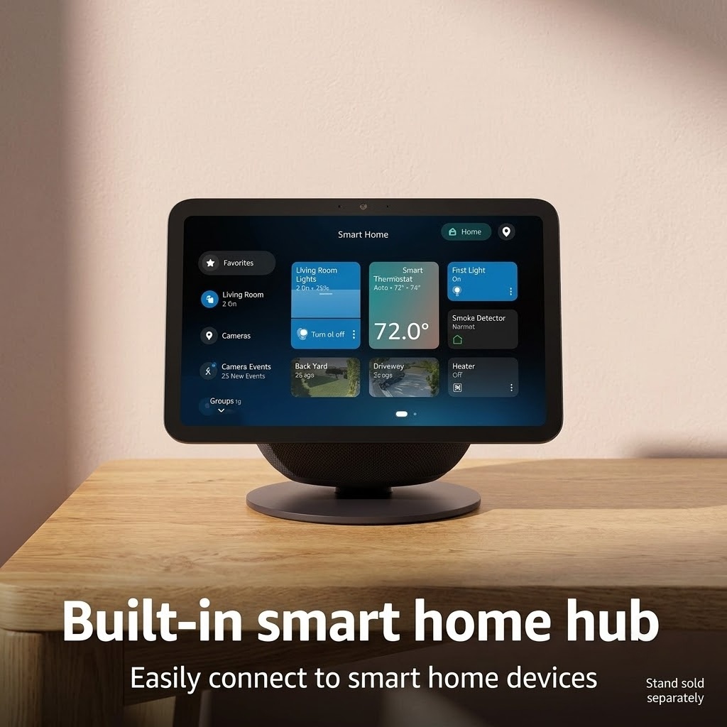 8.7-Inch HD Smart Tablet - Newest Edition with Vibrant Display & Spatial Audio