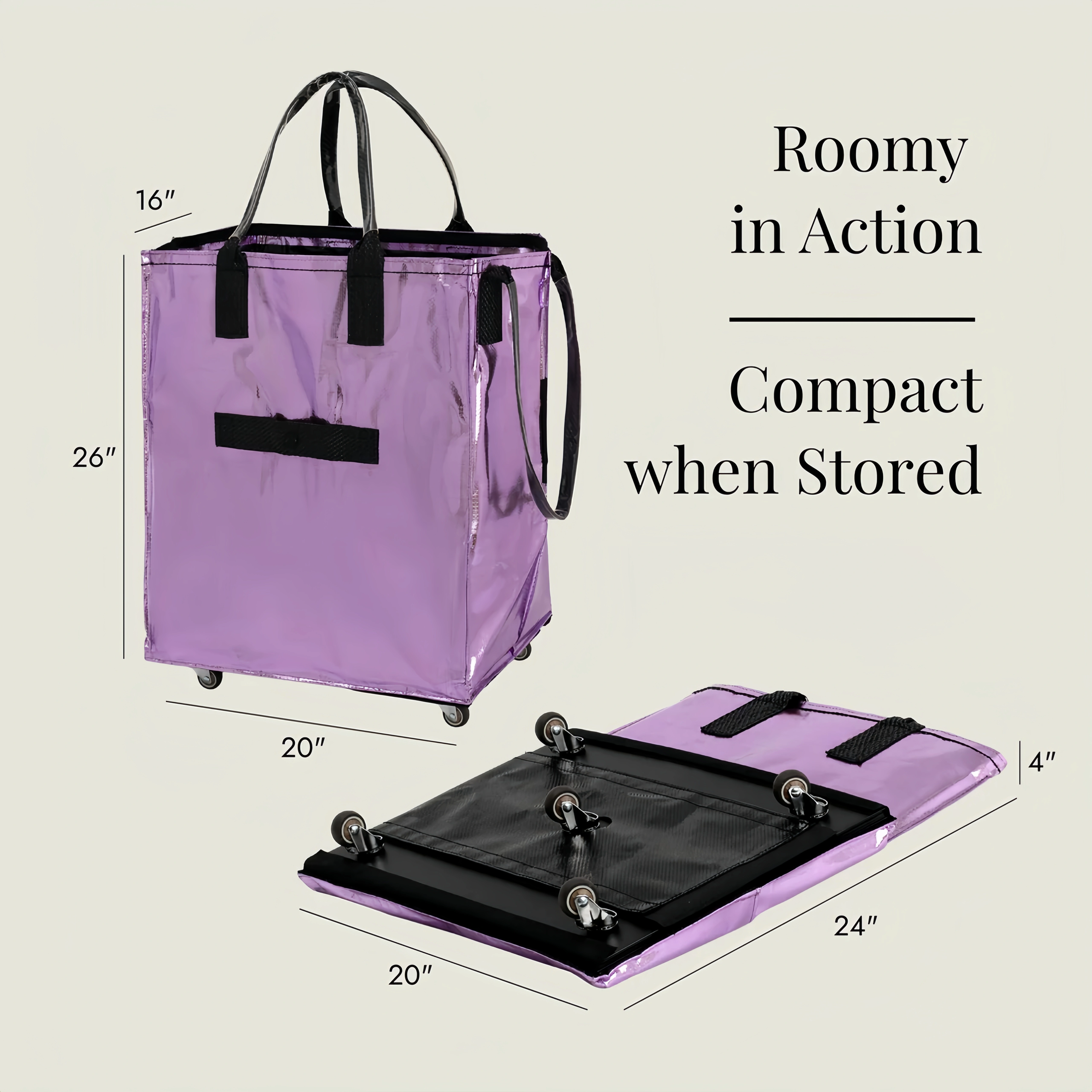 Rolling Tote Bag