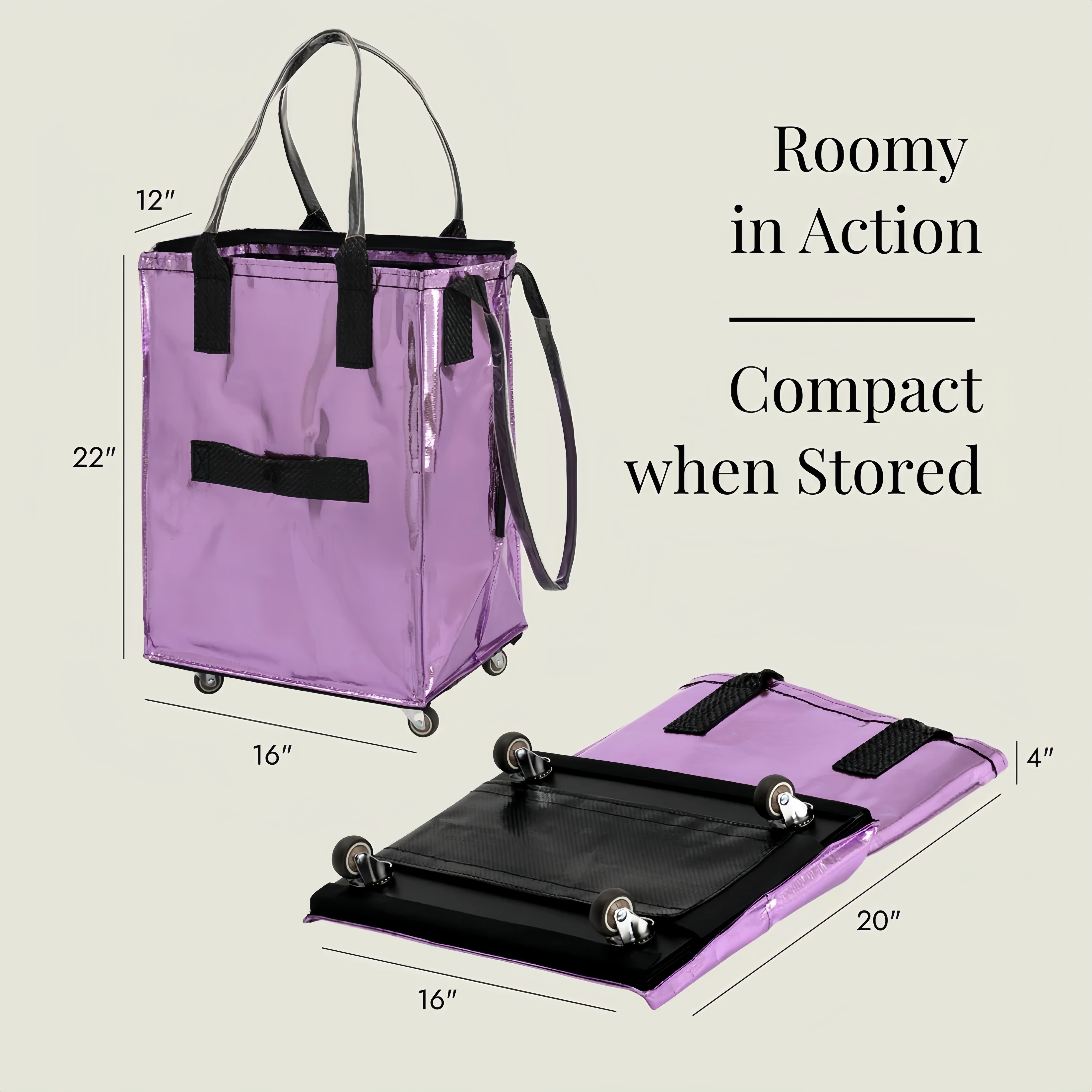 Rolling Tote Bag