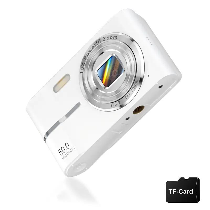 FHD 1080P Digital Camera with 16X Zoom - Portable & Compact