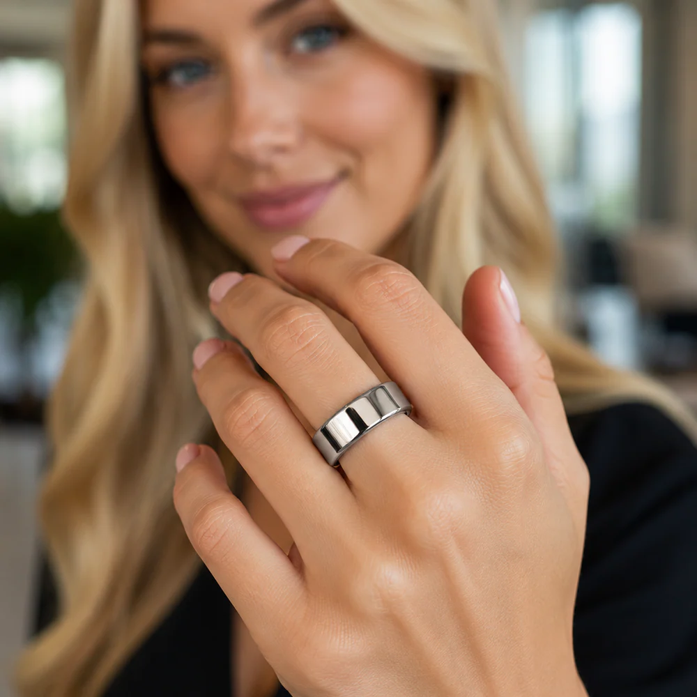 Smart Ring – Body Temperature, Heart Rate, SpO2, Sleep Tracker with IP68 Waterproof