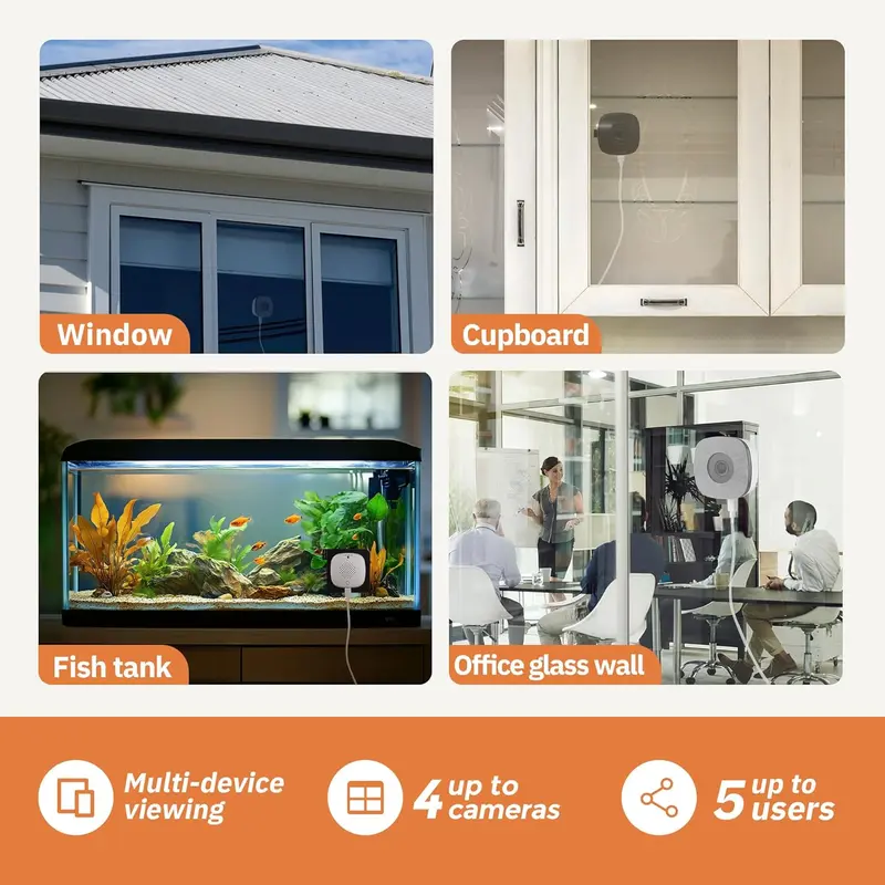 3MP 2K Indoor Security Cam: 2.4/5GHz WiFi, ChromaxAl Night Vision, Person Detection & 24/7 Recording