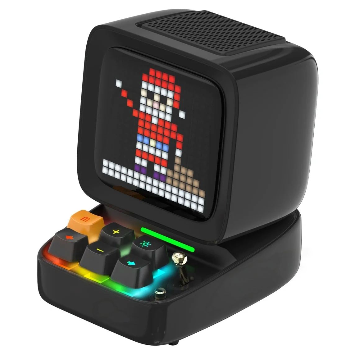 Retro Pixel Art Game Bluetooth Speaker with 16X16 LED App Controlled Front Screen
