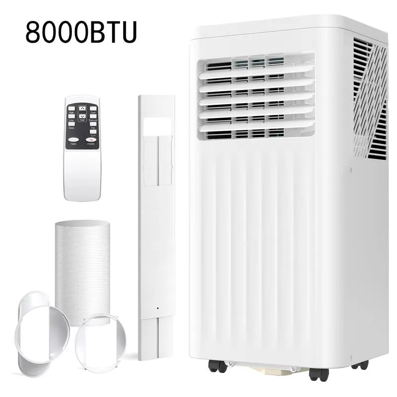 3-in-1 Portable Air Conditioner with Remote Control & Window Kit (8,000/10,000 BTU)