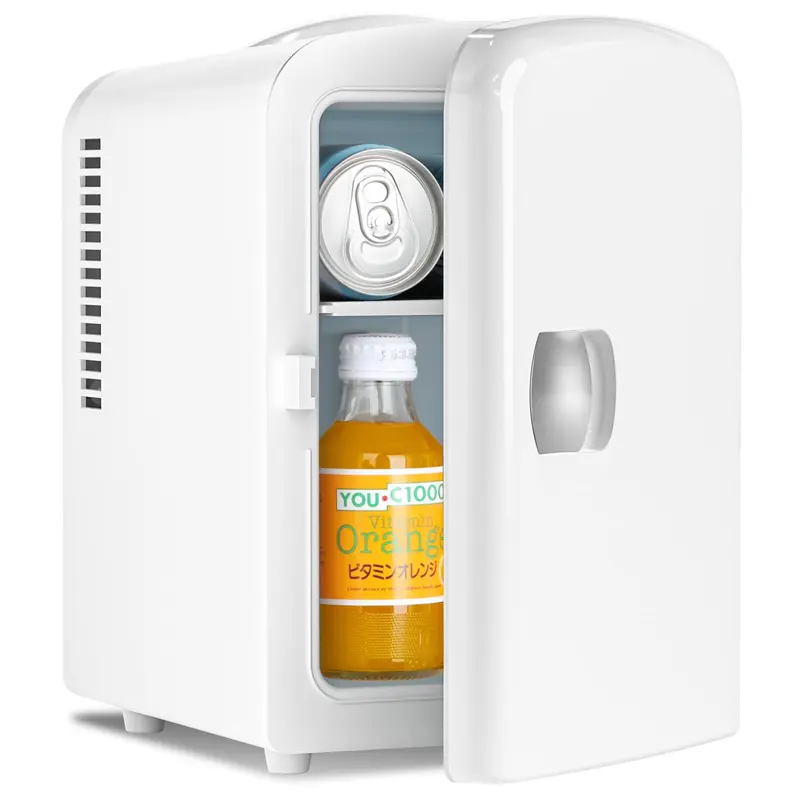 Premium 2-in-1 Mini Fridge | Skincare, Cosmetics & Beverage Cooler