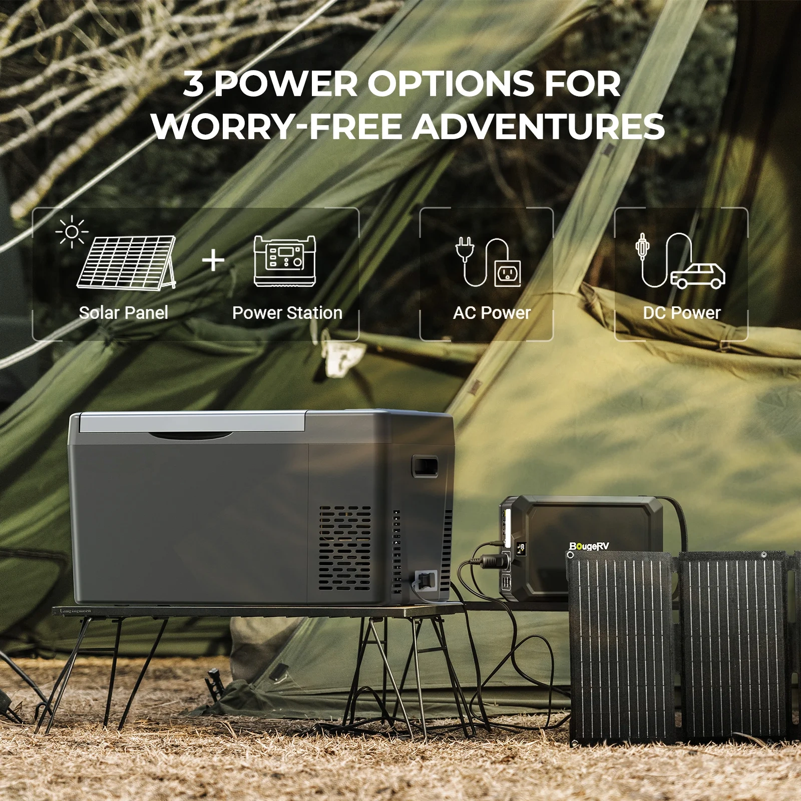 12V 23 Quart Portable Fridge Black For Travel