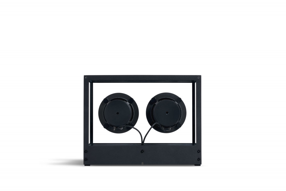 Transparent Speaker Timeless Aluminium and Tempered Glass Design - Bluetooth and Cable