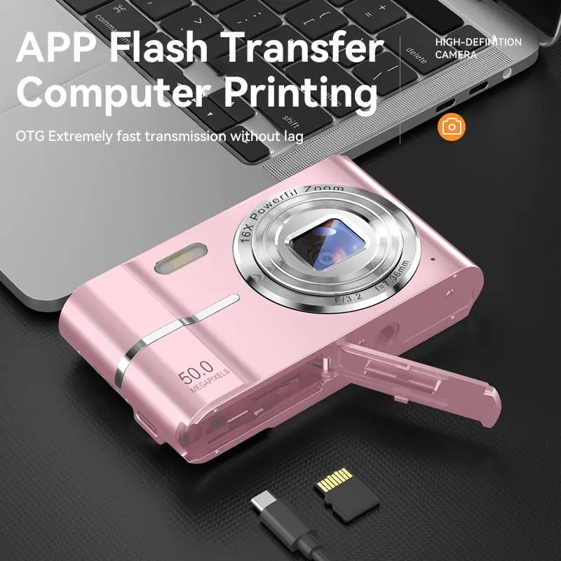 FHD 1080P Digital Camera with 16X Zoom - Portable & Compact