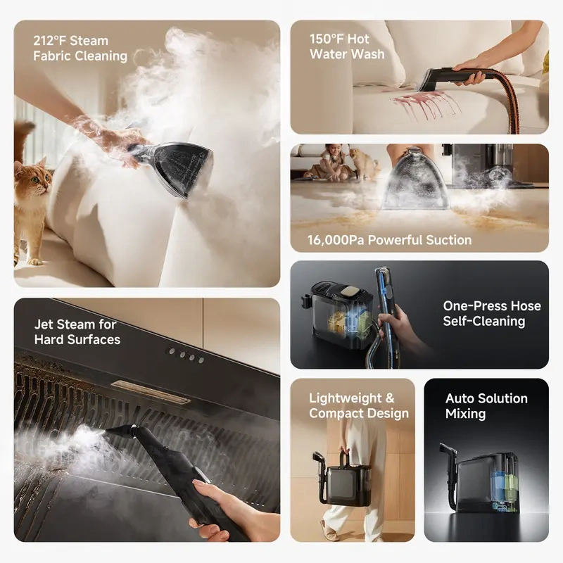 DREAME N20 Portable Steam Carpet & Upholstery Cleaner