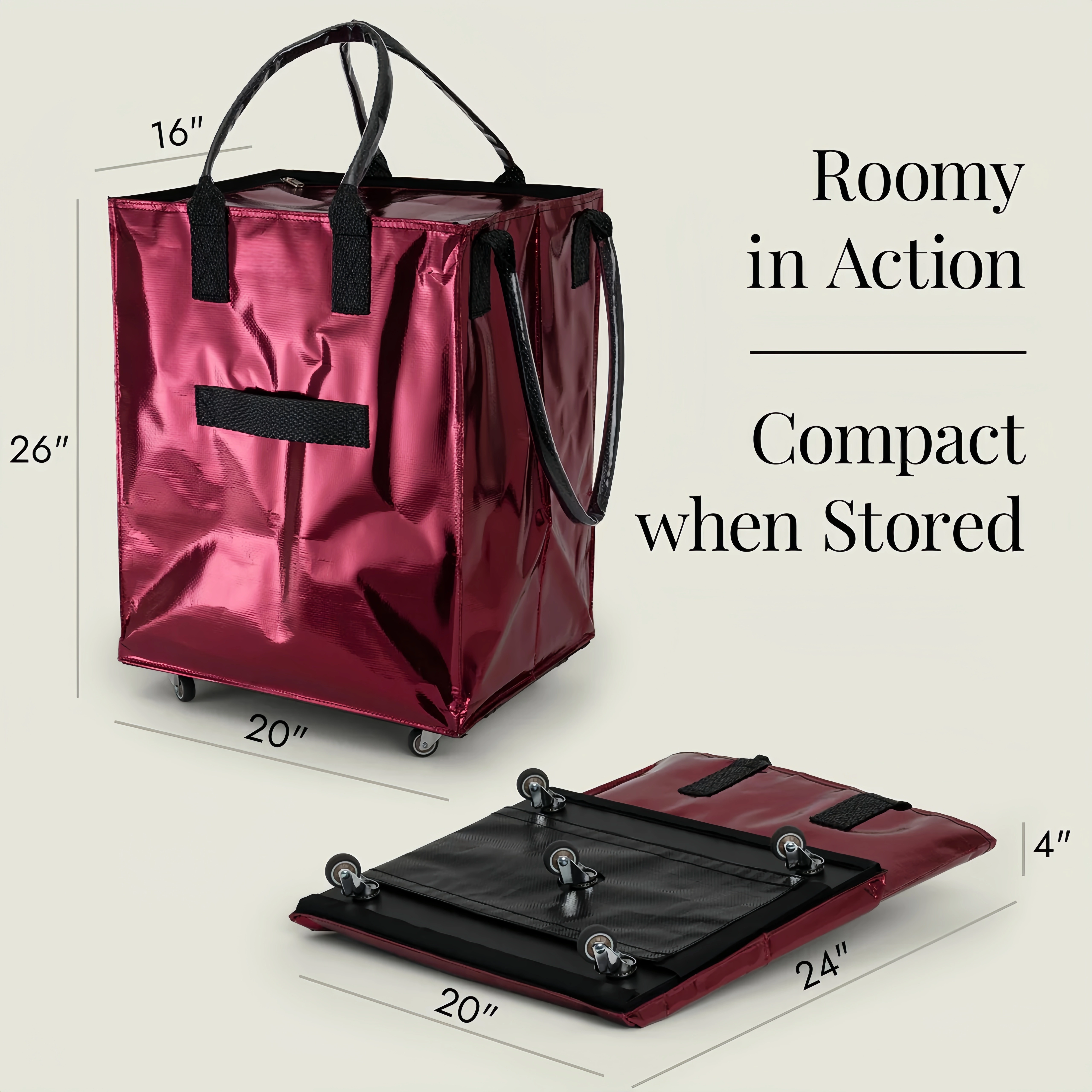 Rolling Tote Bag