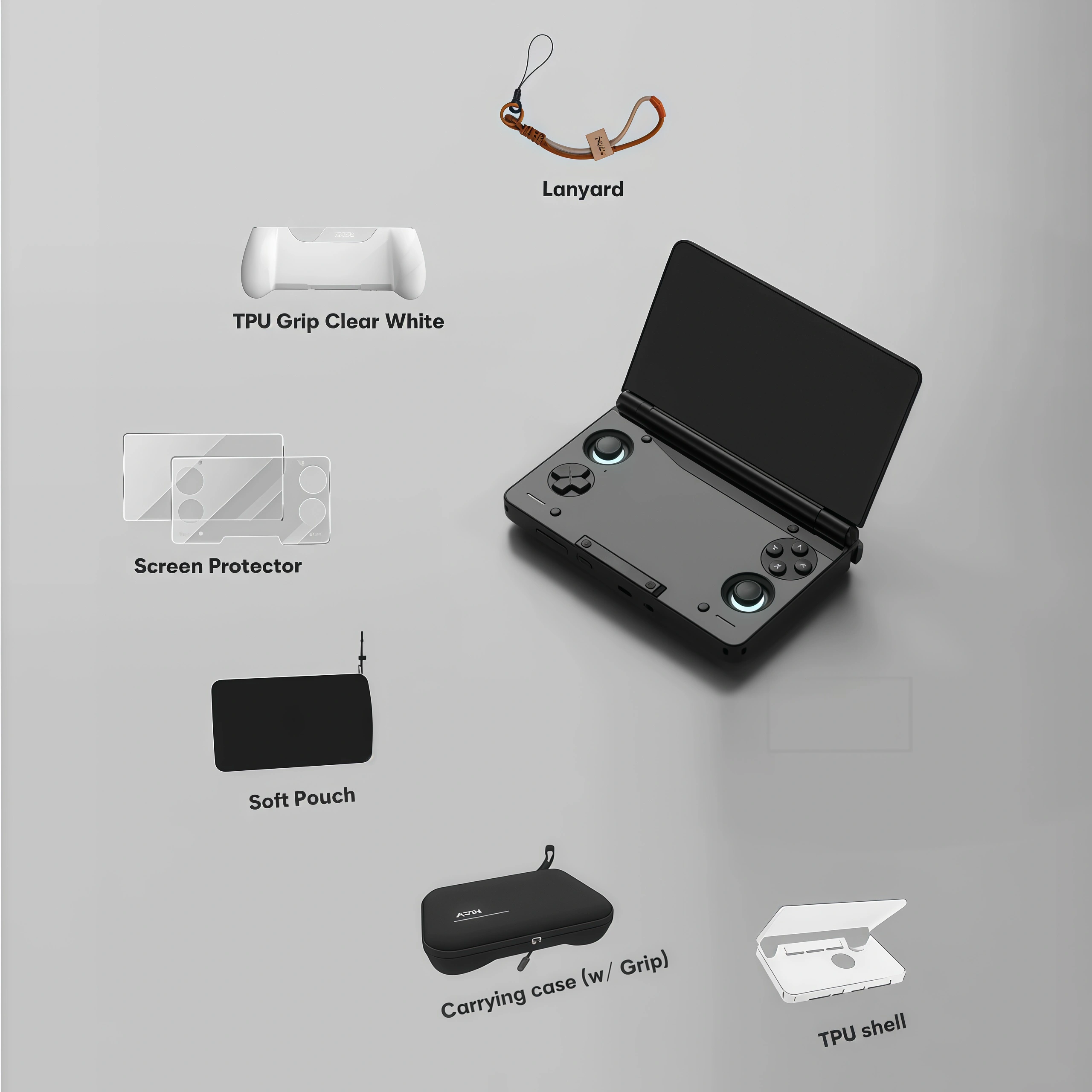 6AMOLED Dual Screen Gaming Handheld