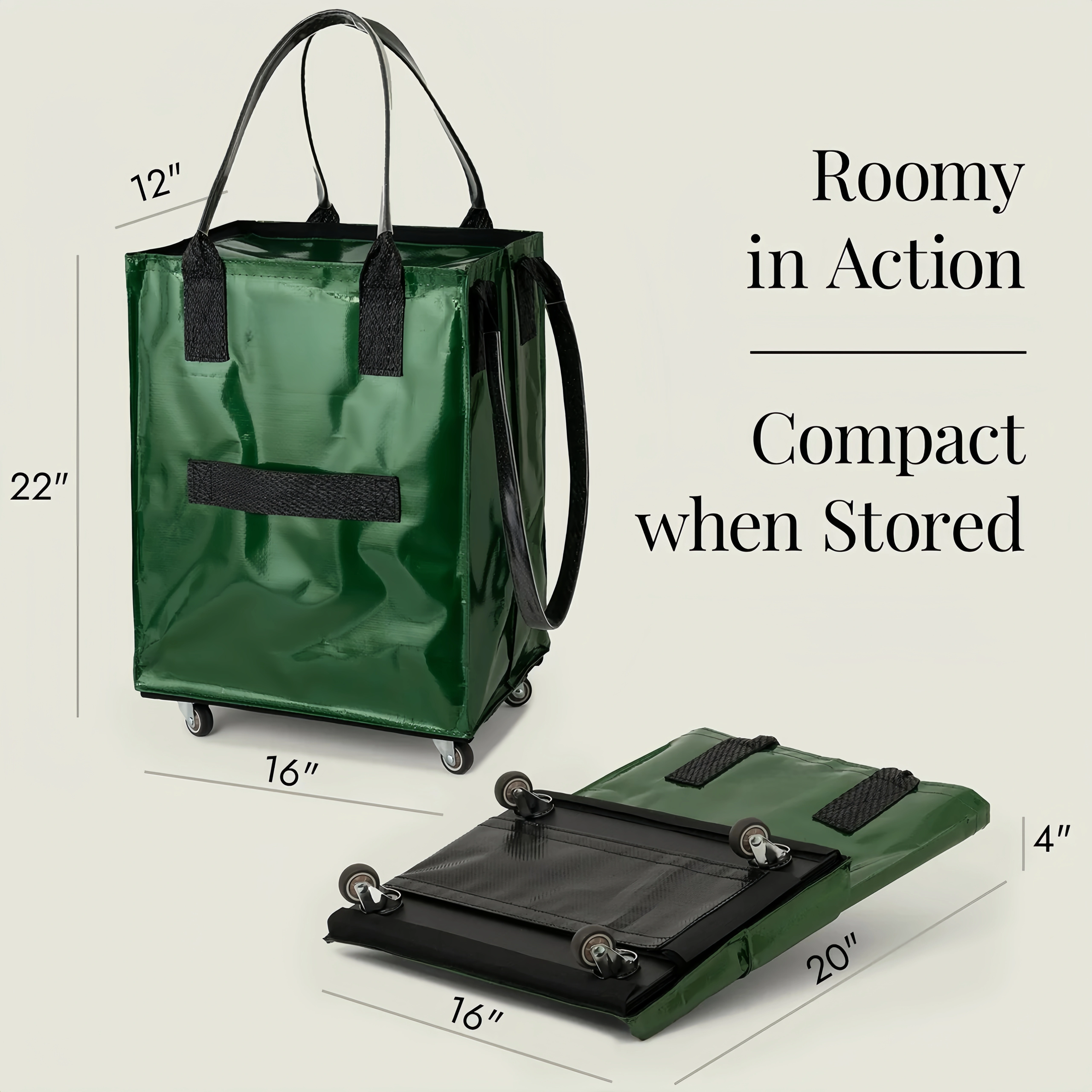 Rolling Tote Bag