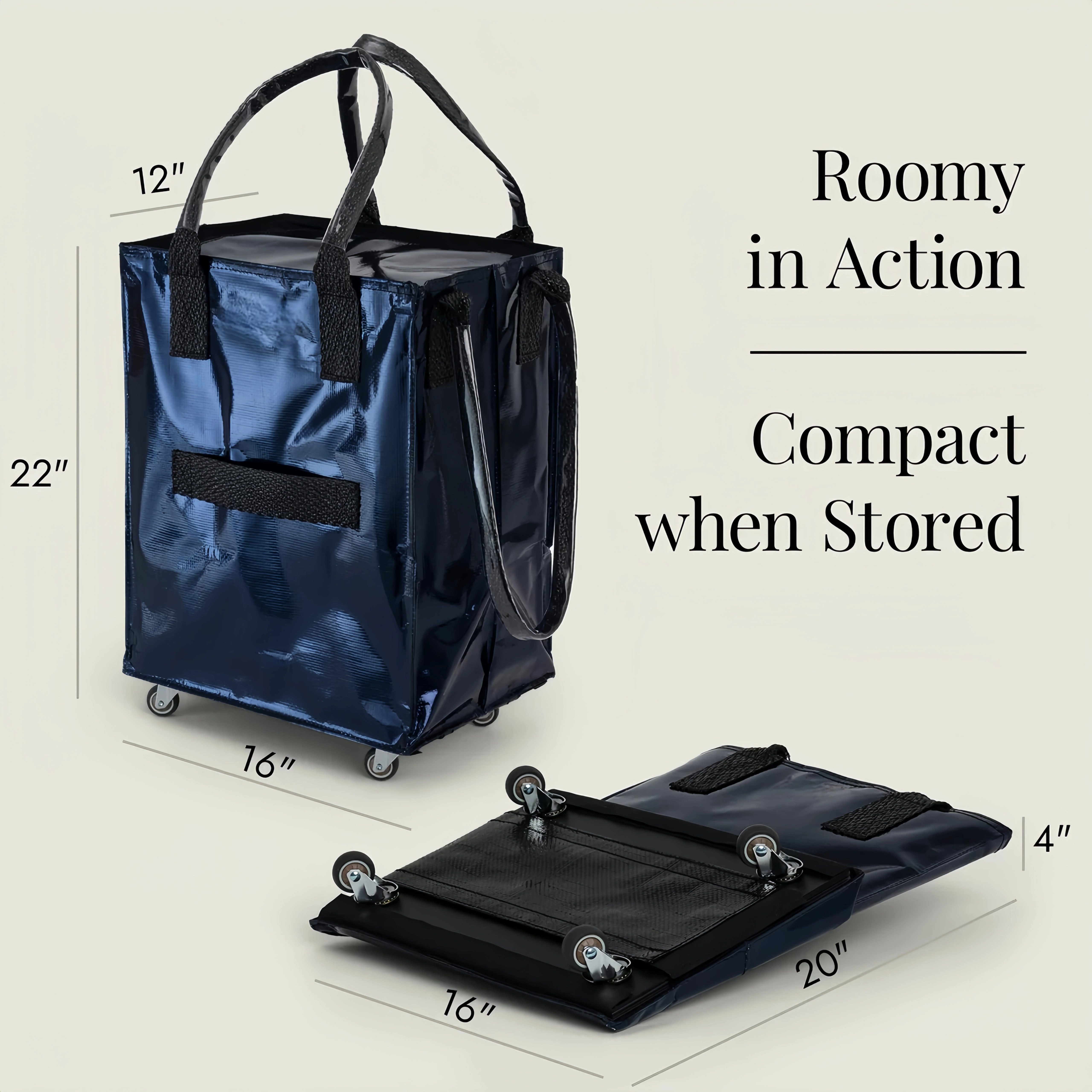 Rolling Tote Bag