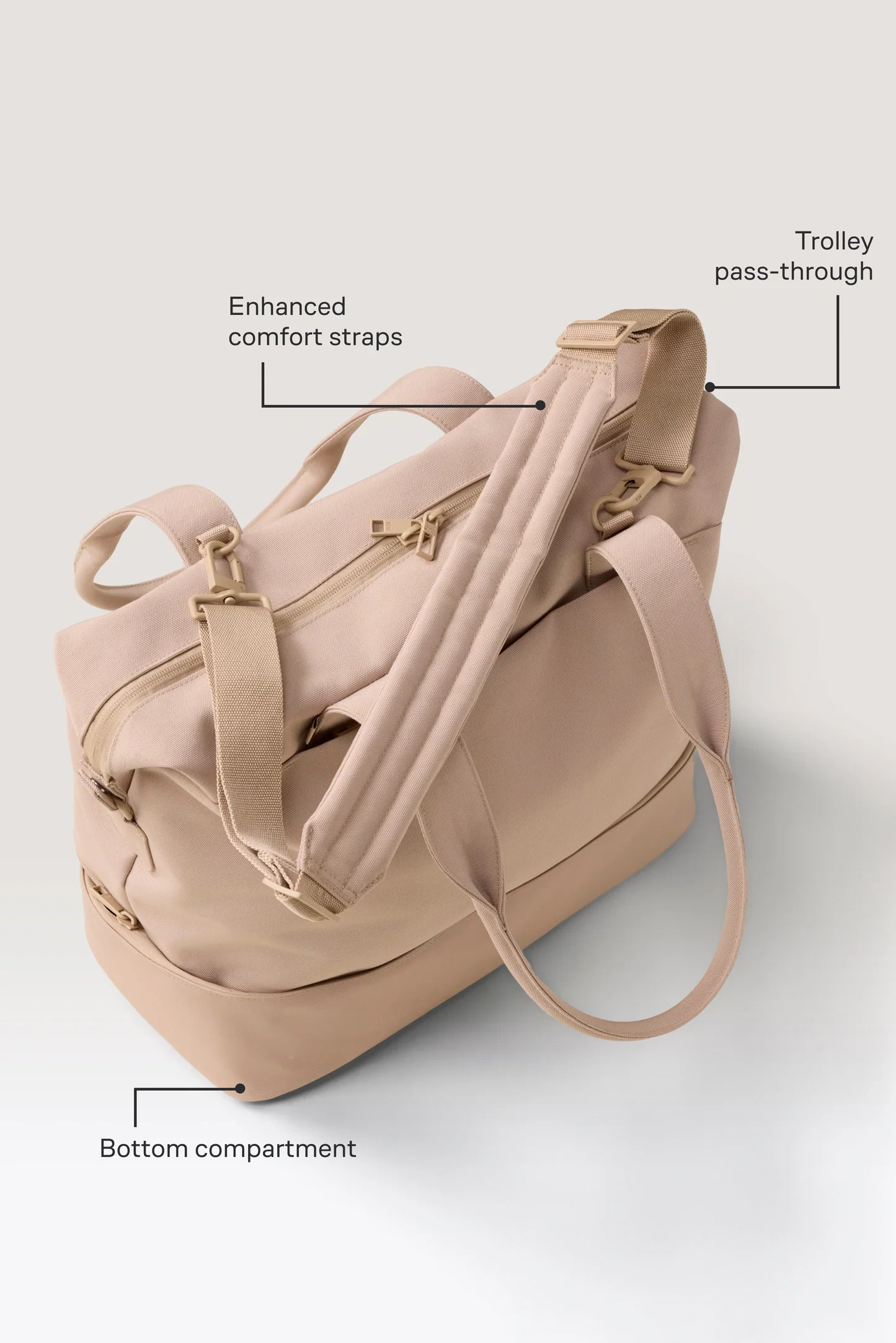 2-in-1 Travel bag luggage set