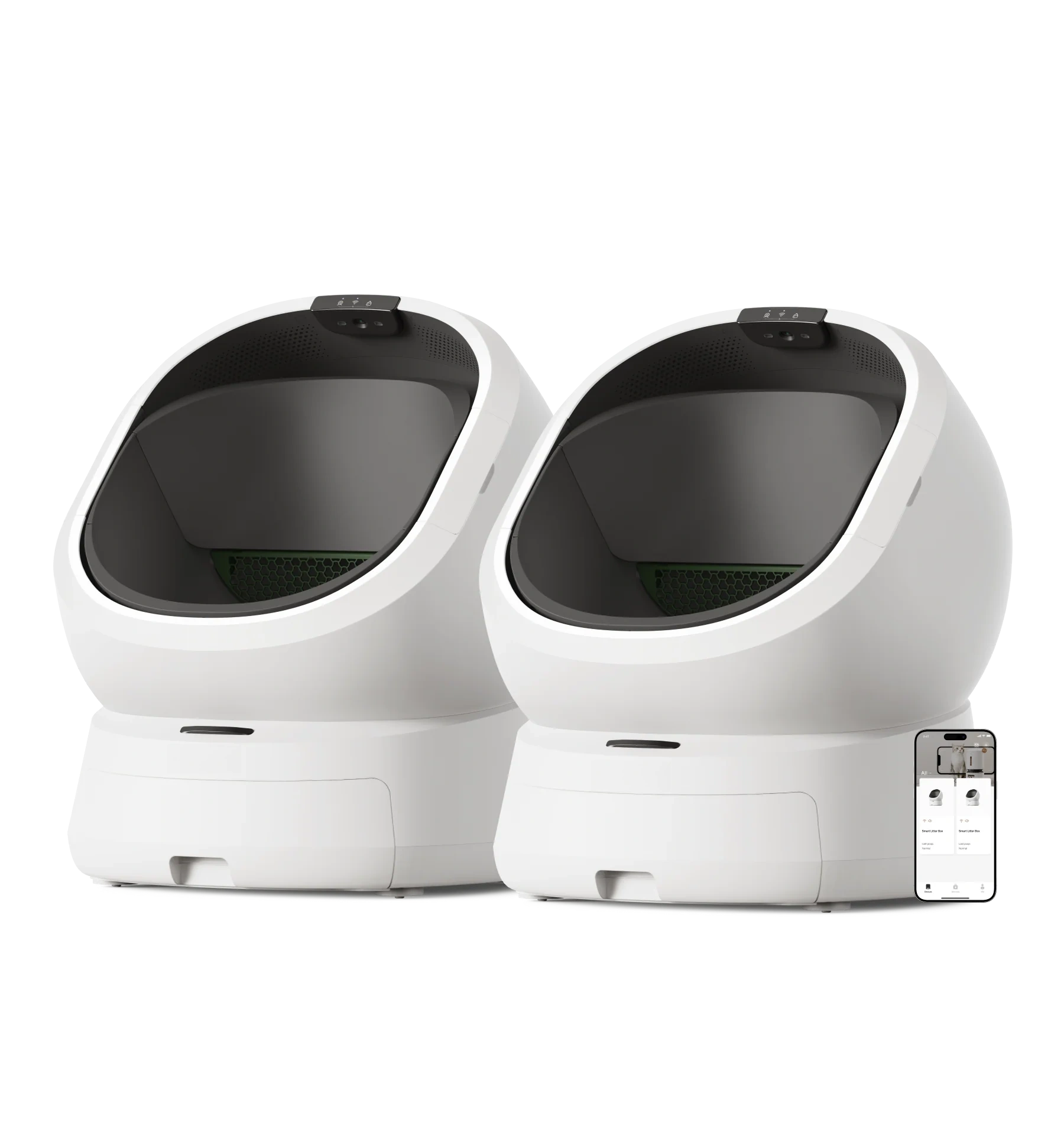 Smart Self-Cleaning Litter Box – AI Camera & Auto Odor Control