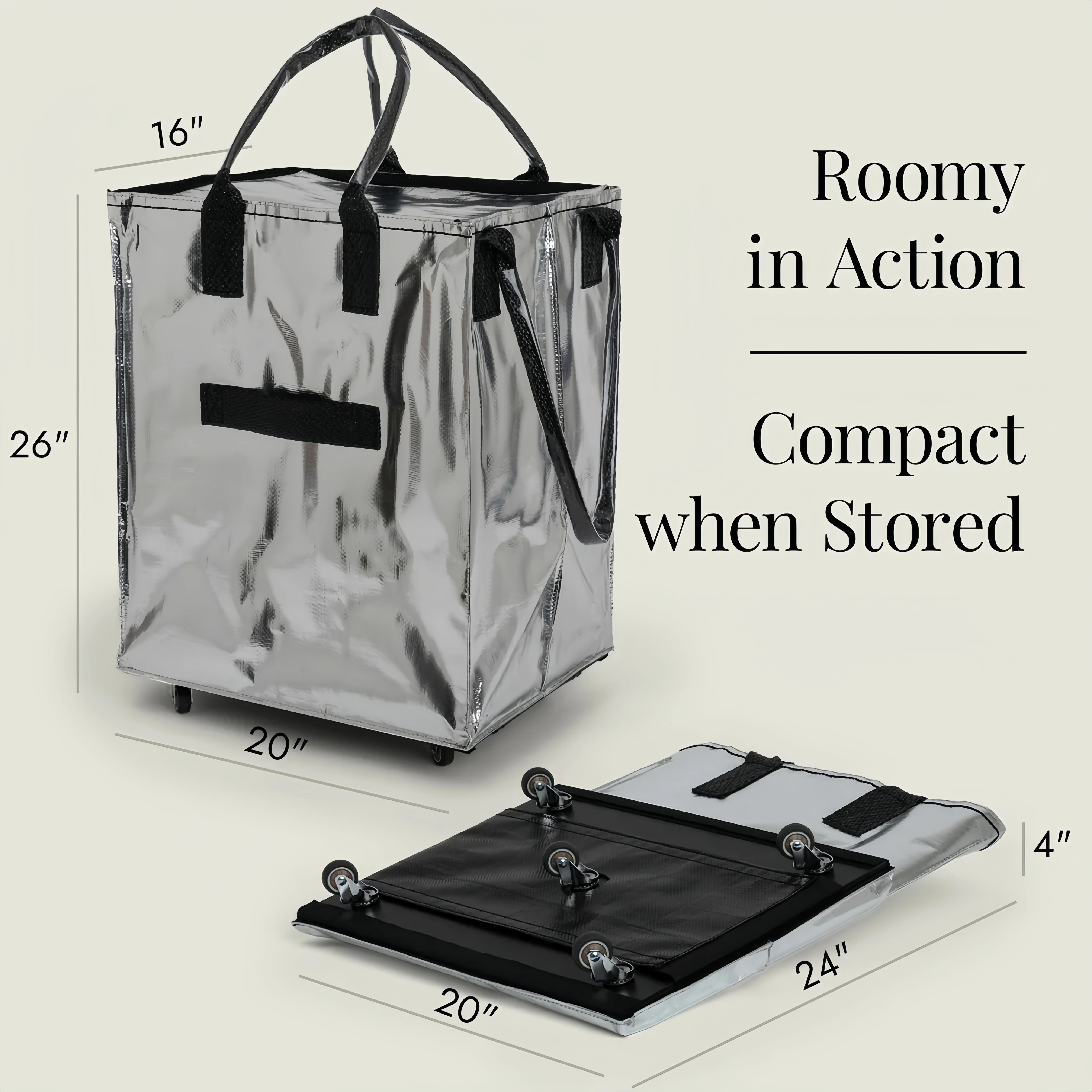 Rolling Tote Bag