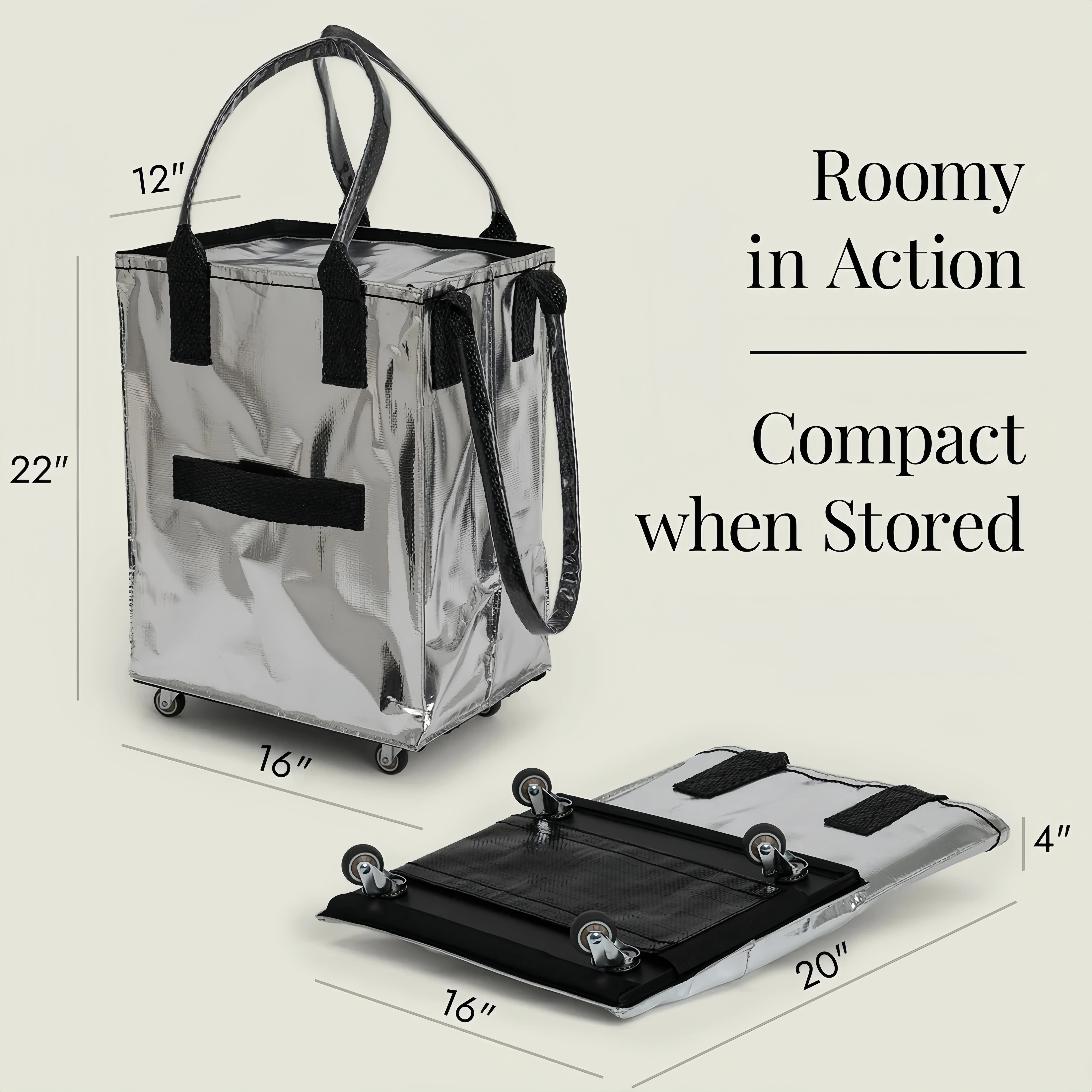 Rolling Tote Bag