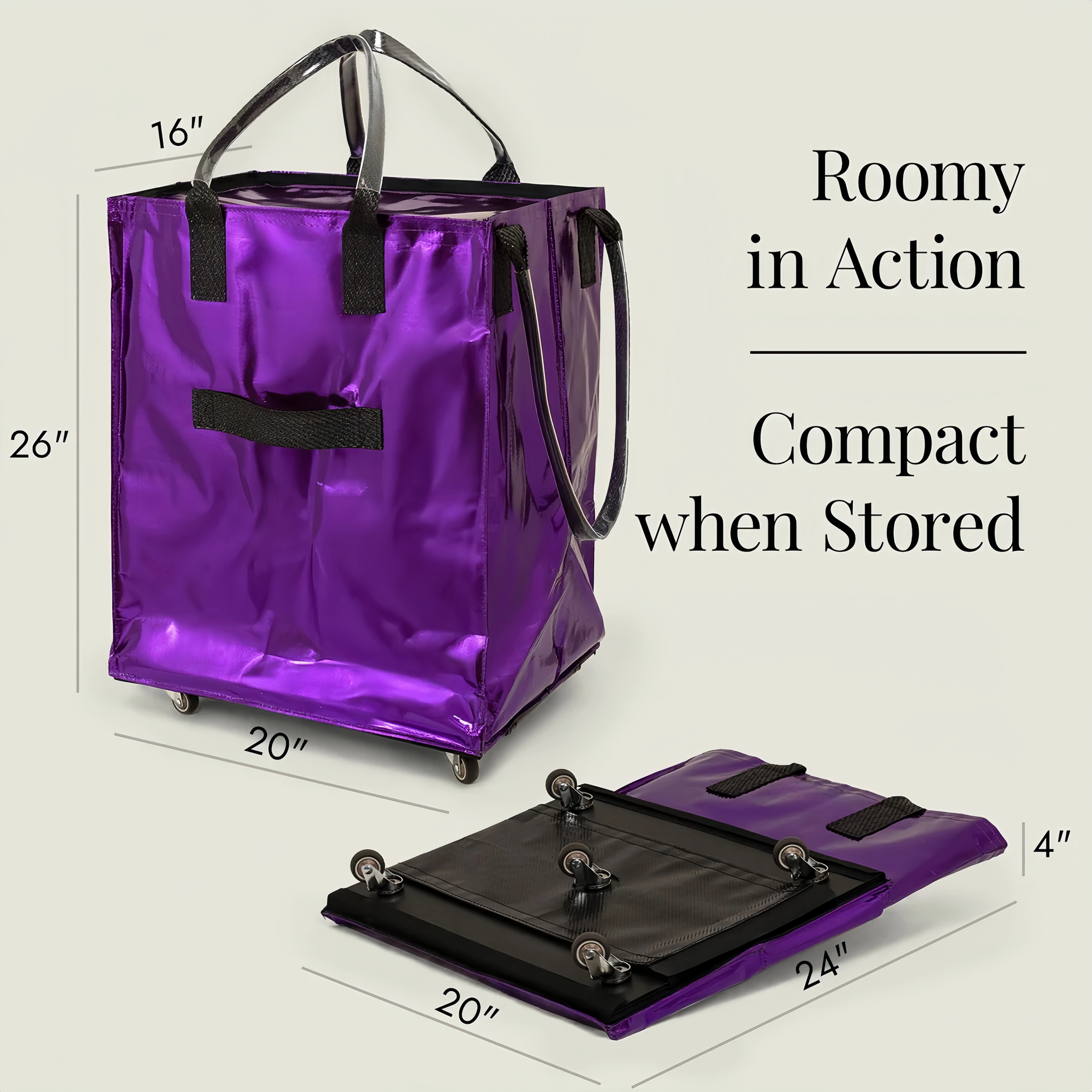 Rolling Tote Bag